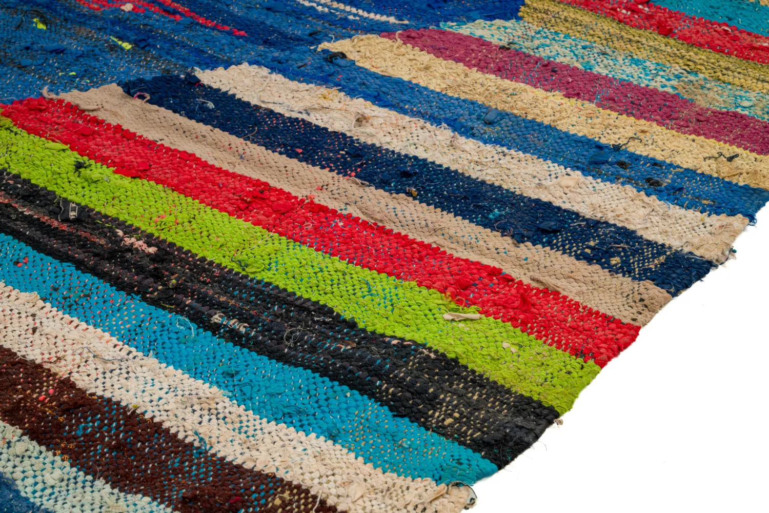 Tapete Berbere Marroquino Boucherouite 135 x 230 cm