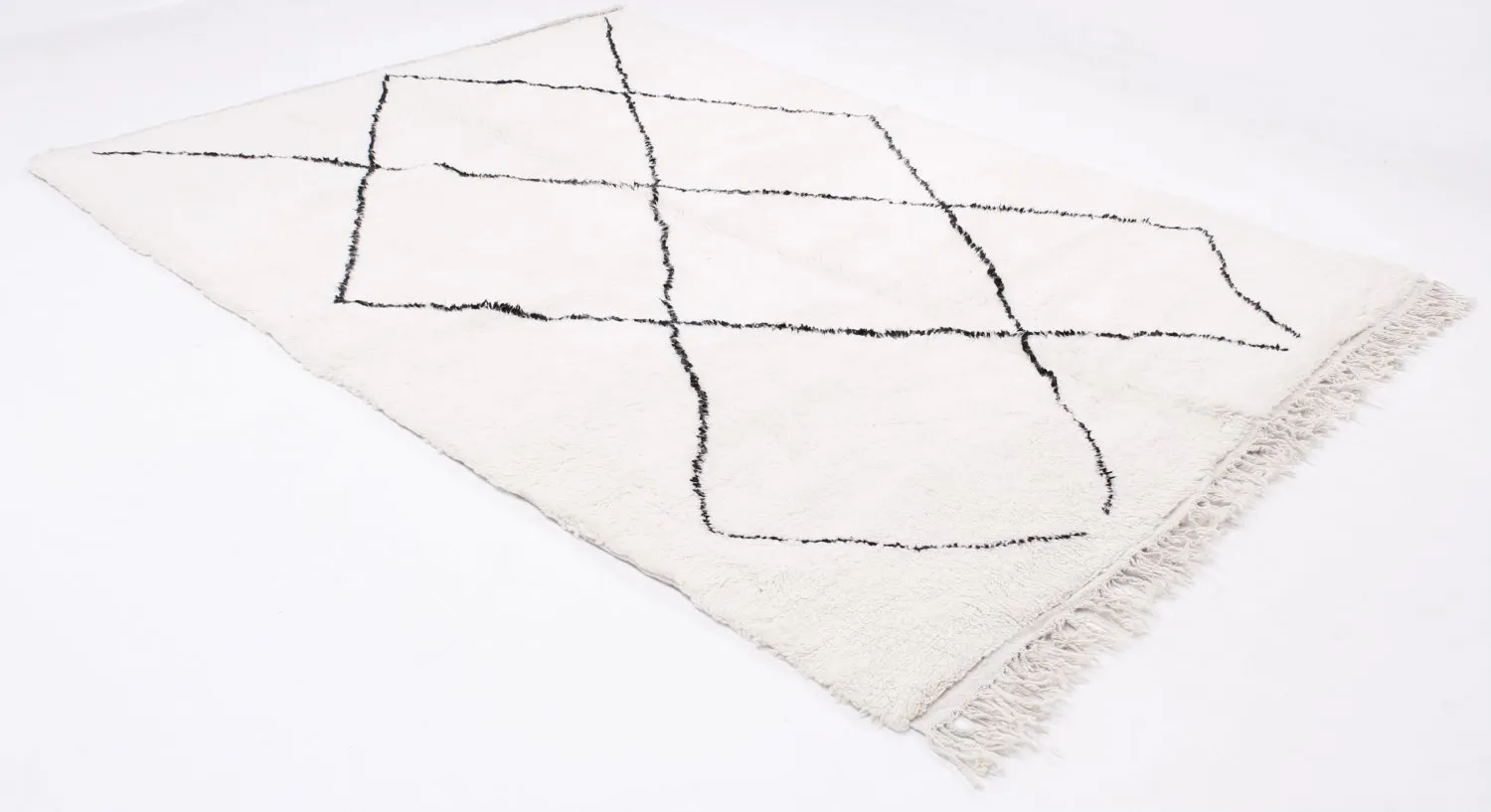 Tapete Kilim Marroquino Beni Ourain 320 x 210 cm