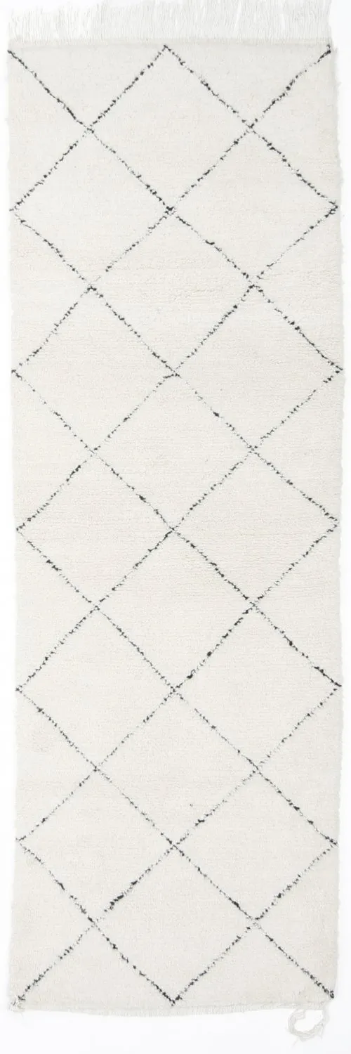 Tapete Kilim Marroquino Beni Ourain 270 x 85 cm