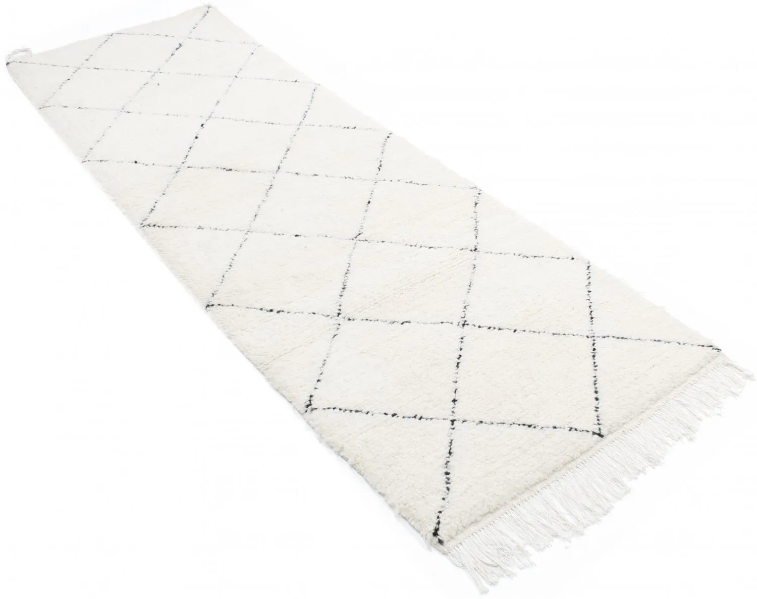 Tapete Kilim Marroquino Beni Ourain 270 x 85 cm