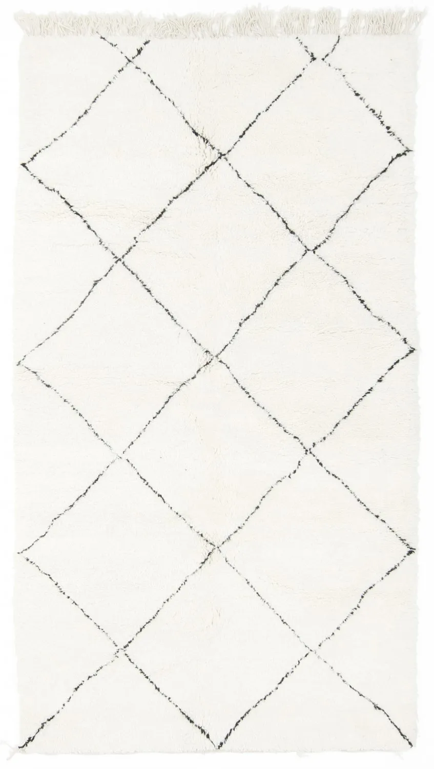 Tapete Kilim Marroquino Beni Ourain 260 x 140 cm