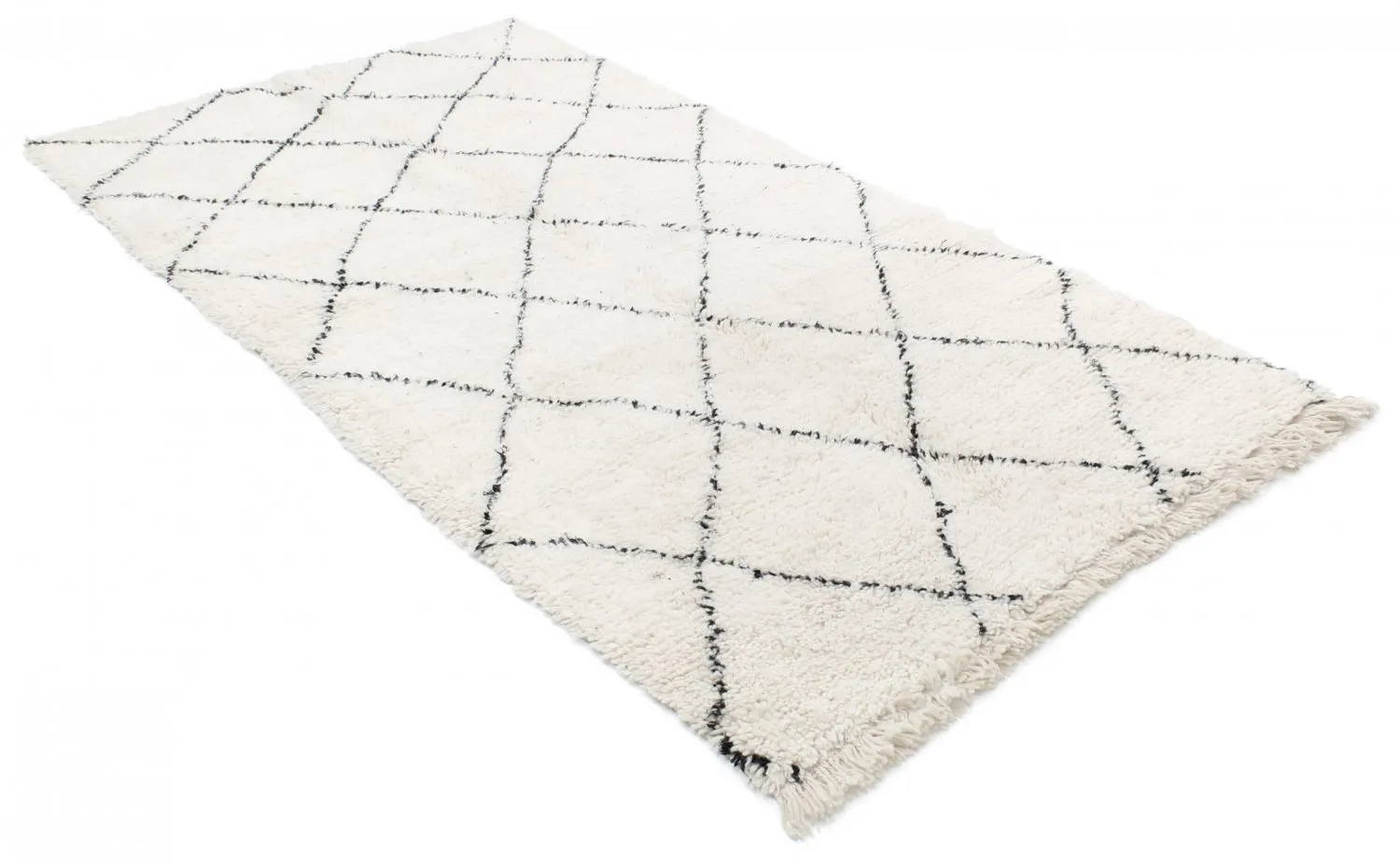 Tapete Kilim Marroquino Beni Ourain 280 x 145 cm