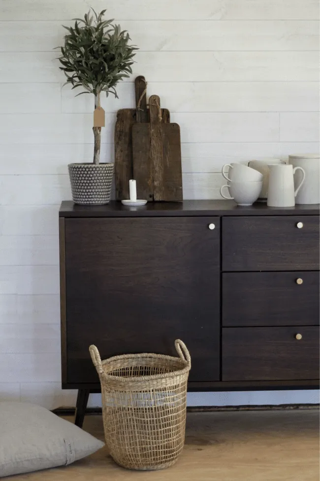 Móvel TV / Cómoda - Prime (nogueira/latão)