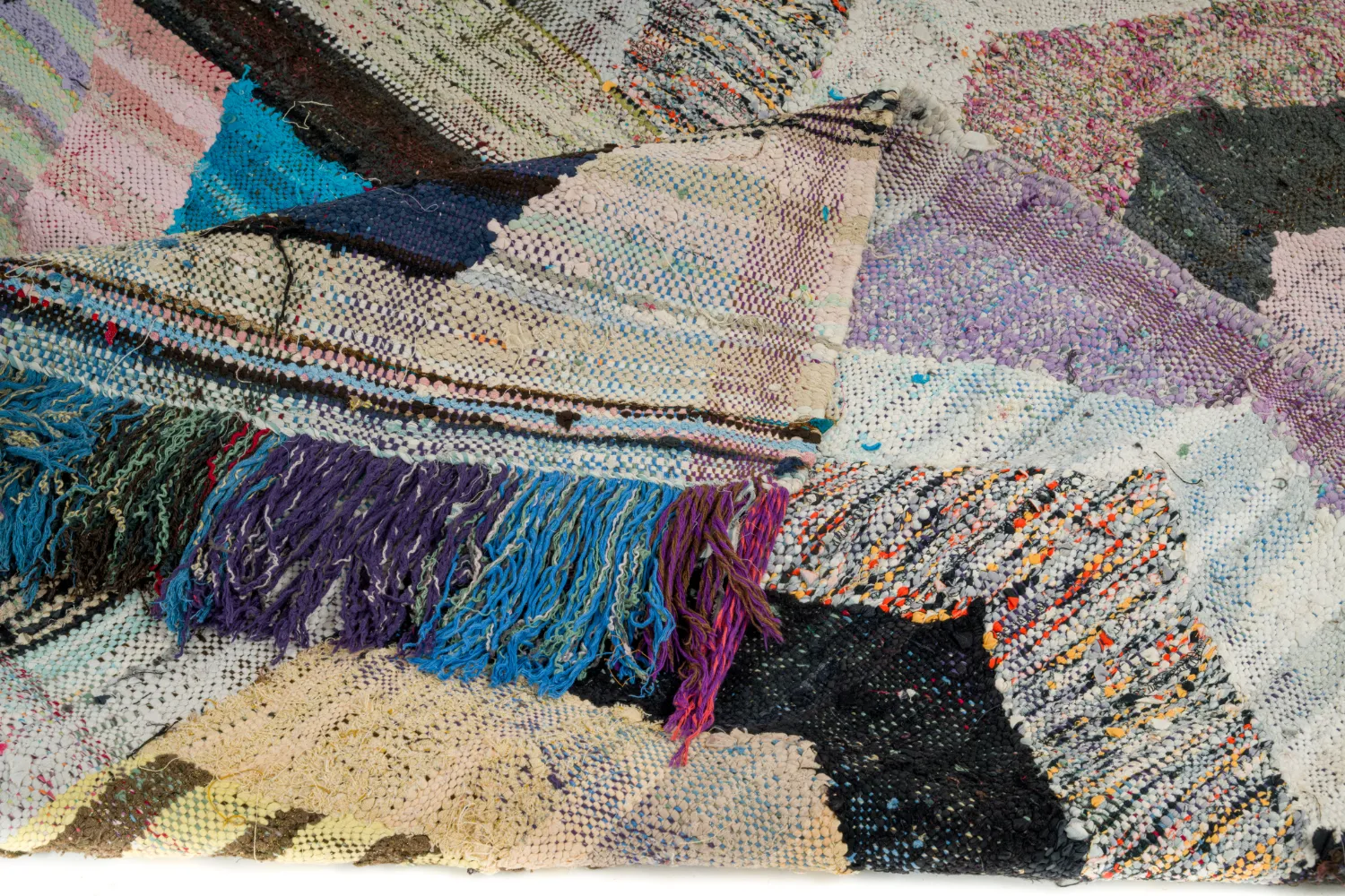 Tapete Berbere Marroquino Boucherouite 155 x 305 cm