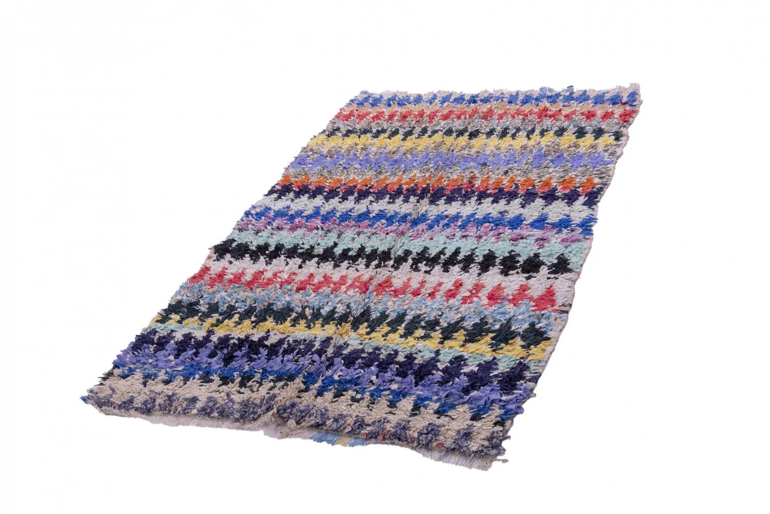Tapete Berbere Marroquino Boucherouite 230 x 125 cm