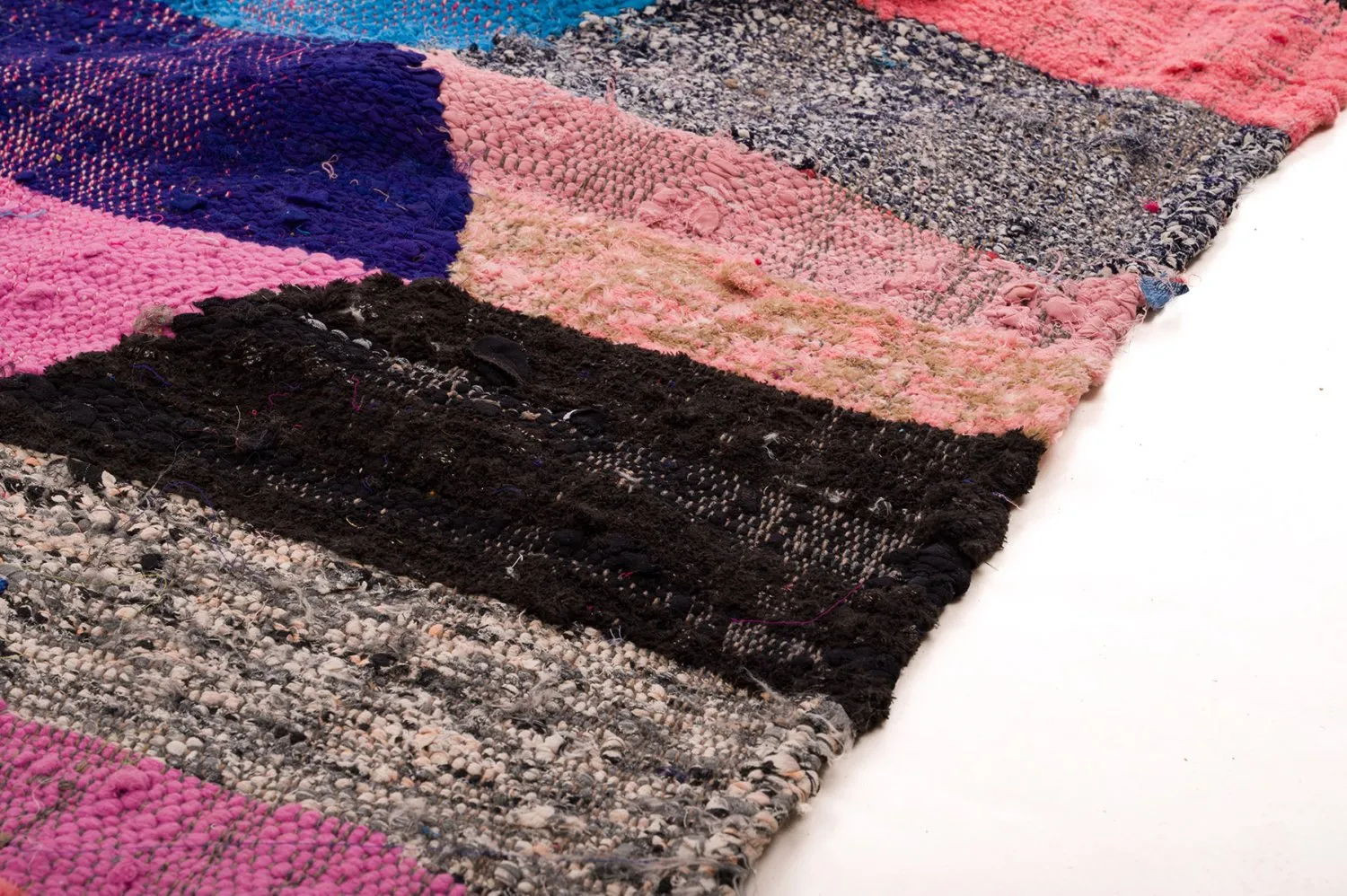 Tapete Berbere Marroquino Boucherouite 150 x 305 cm