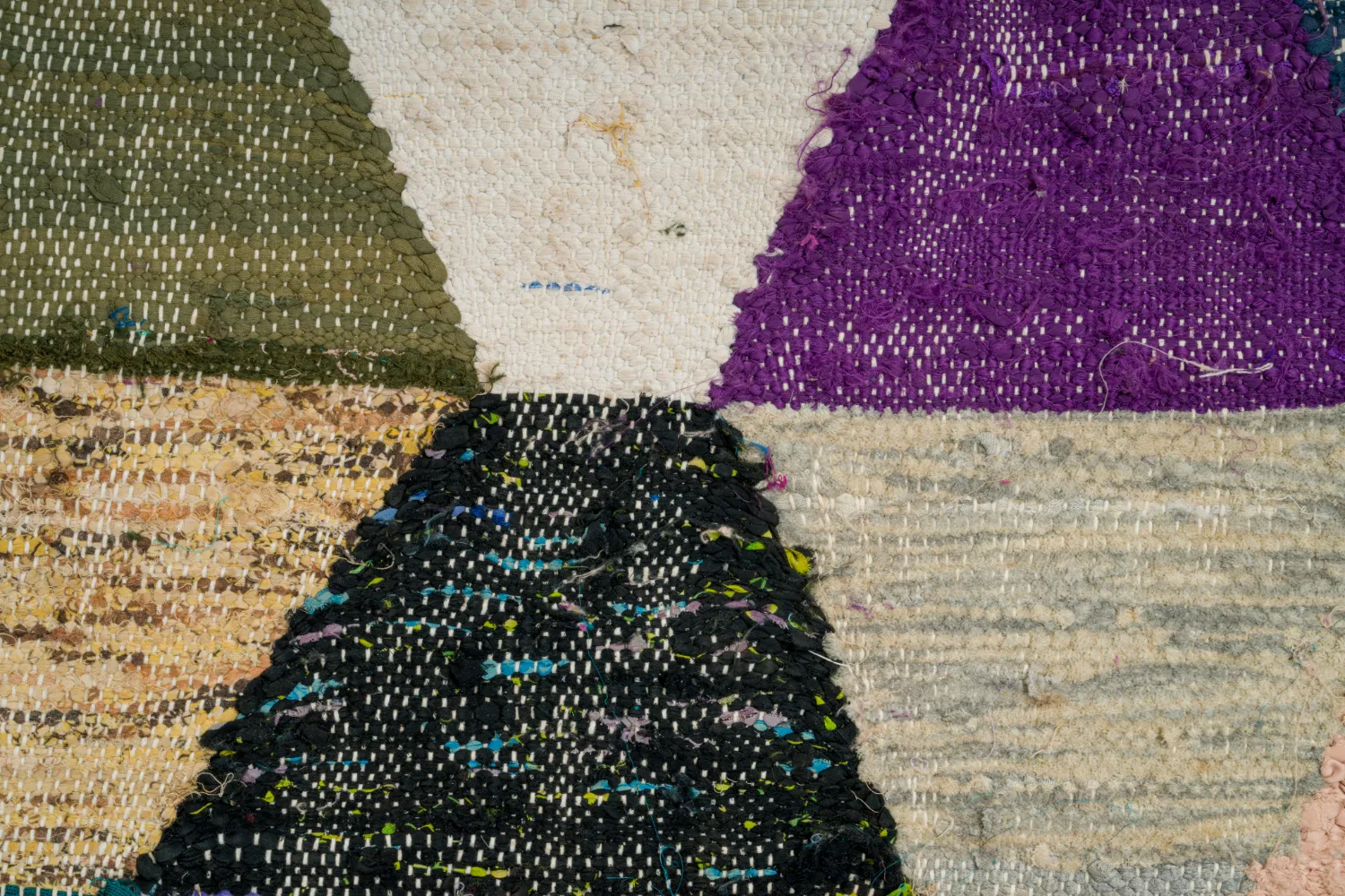 Tapete Berbere Marroquino Boucherouite 150 x 305 cm