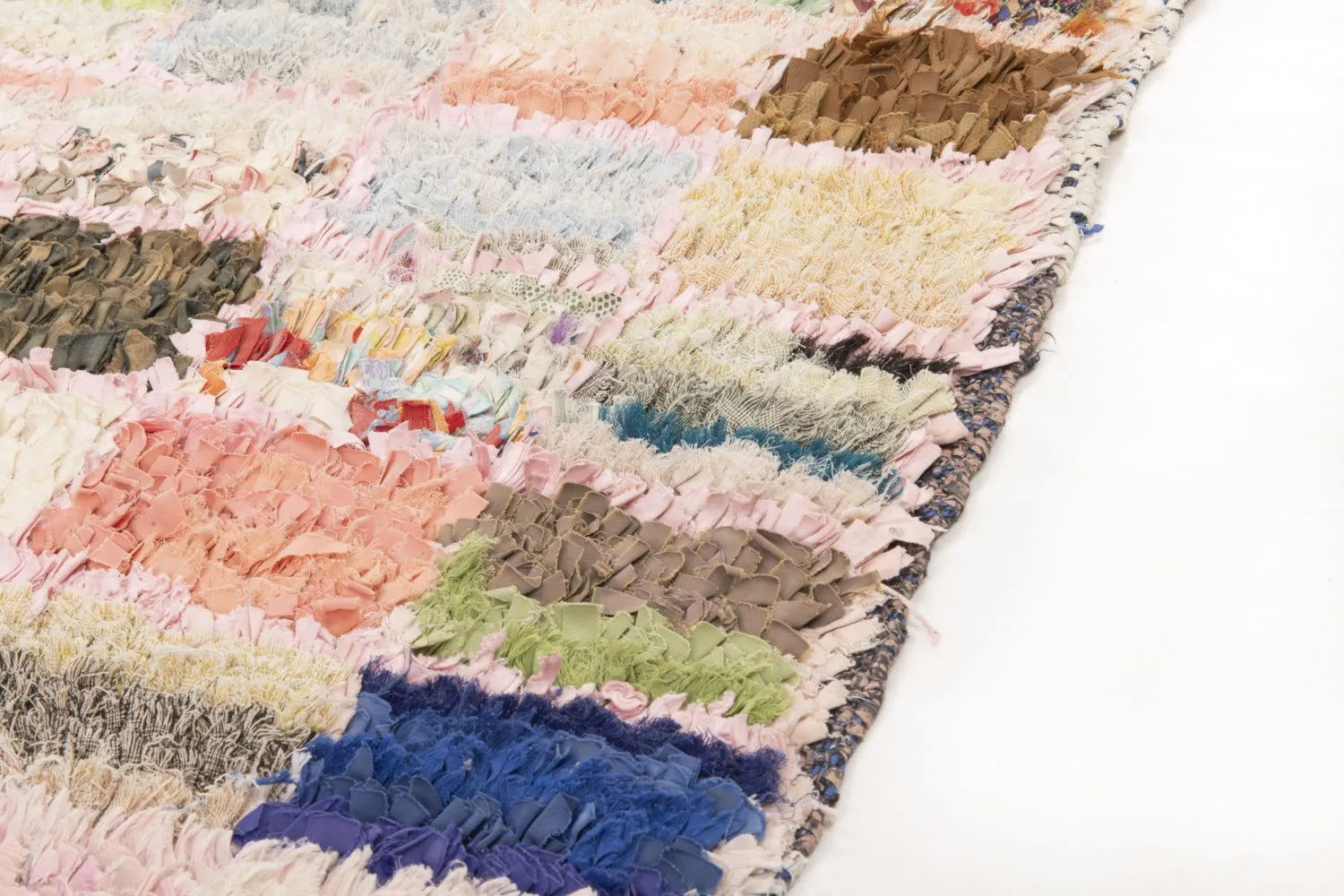 Tapete Berbere Marroquino Boucherouite 170 x 115 cm