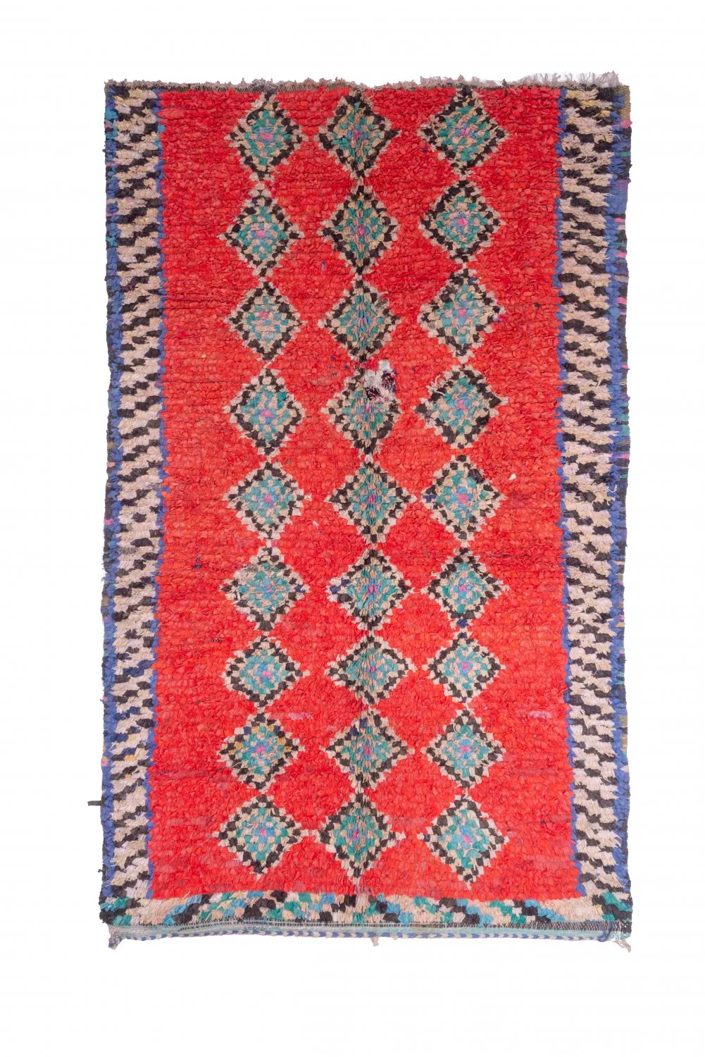Tapete Berbere Marroquino Boucherouite 285 x 170 cm