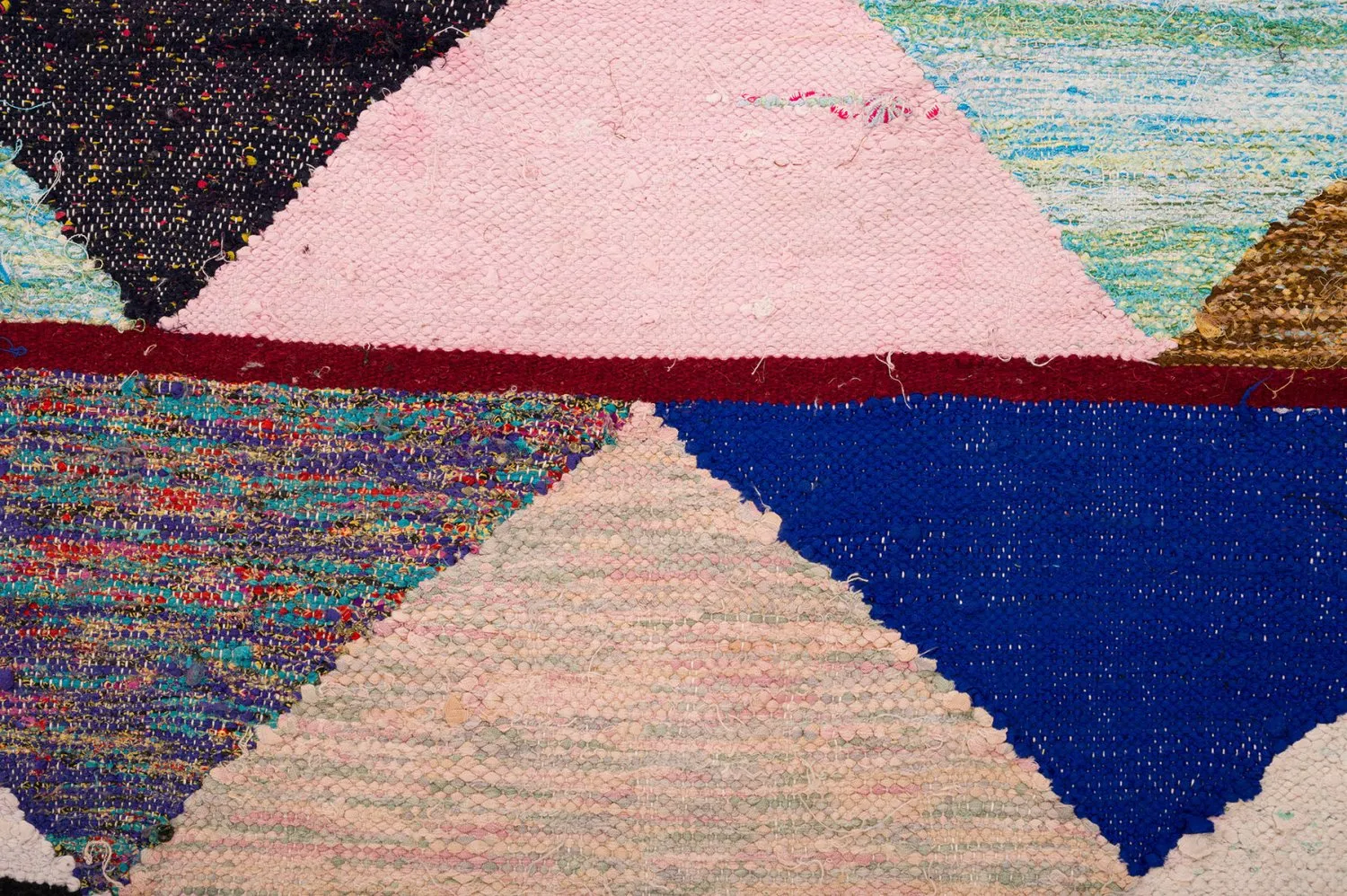 Tapete Berbere Marroquino Boucherouite 145 x 220 cm