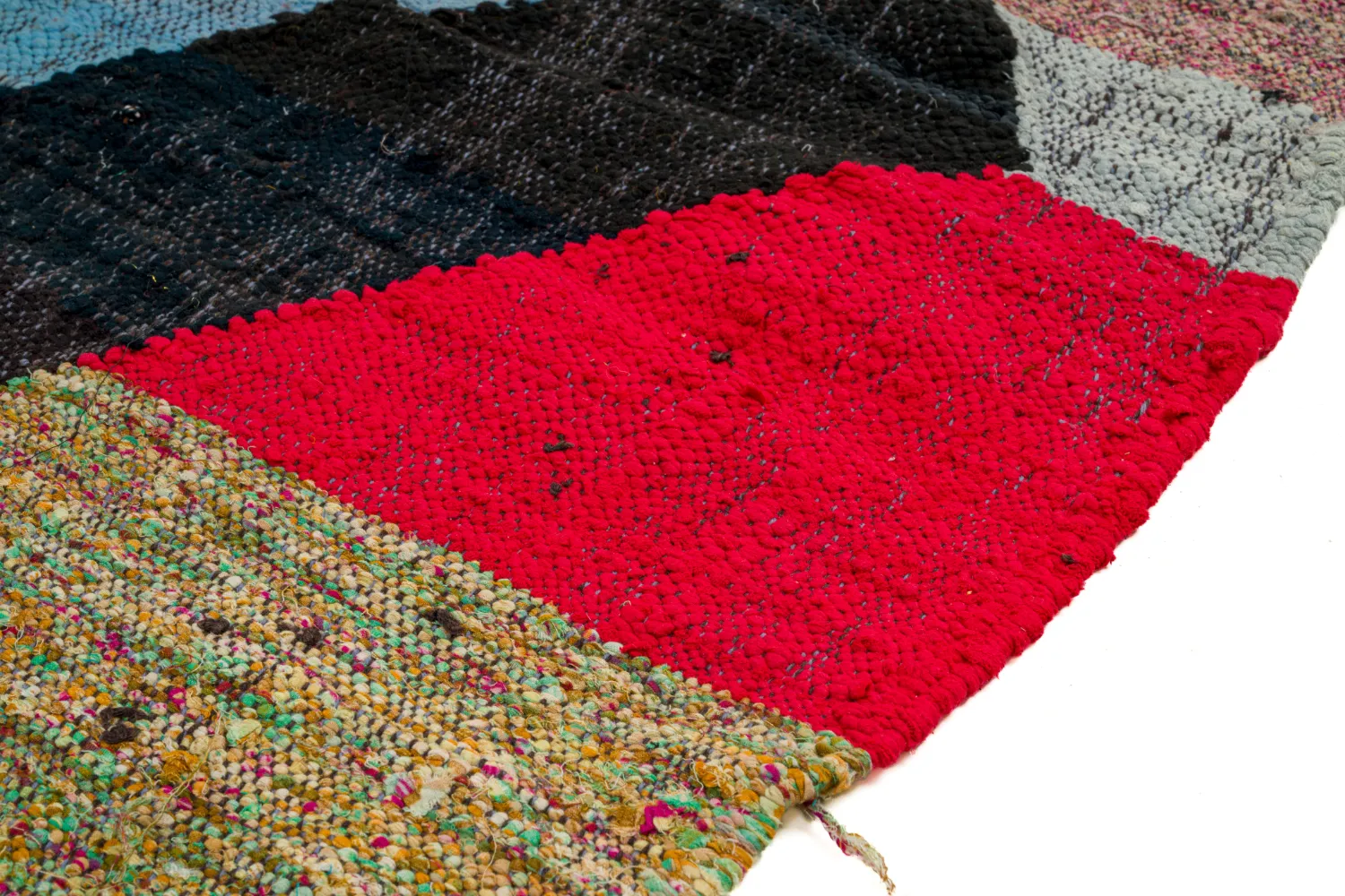 Tapete Berbere Marroquino Boucherouite 135 x 240 cm