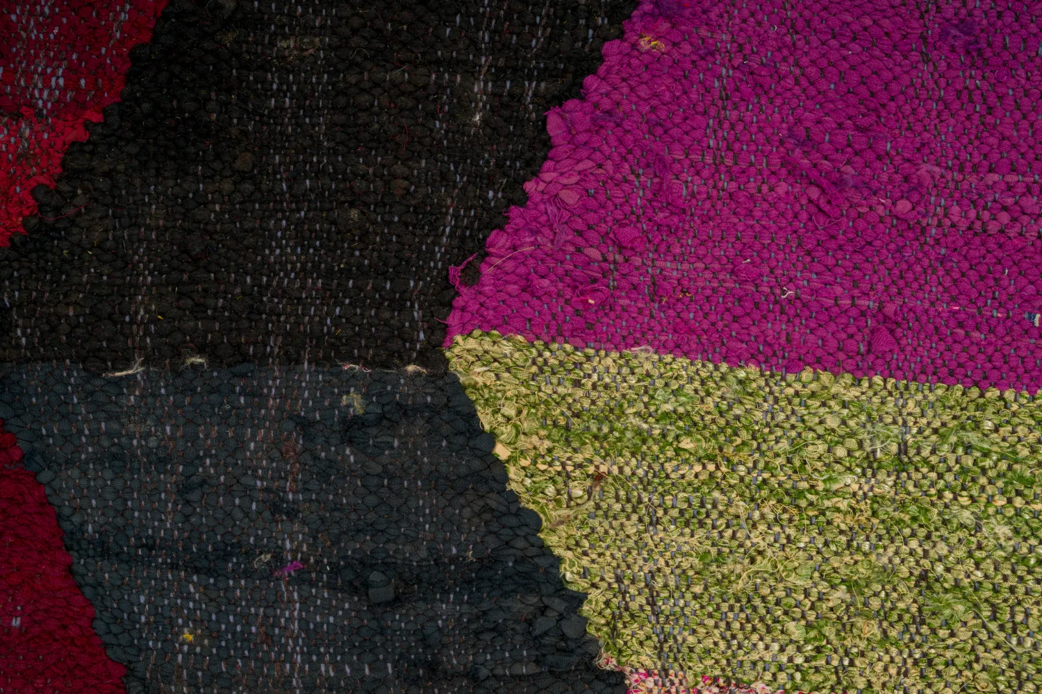 Tapete Berbere Marroquino Boucherouite 135 x 240 cm