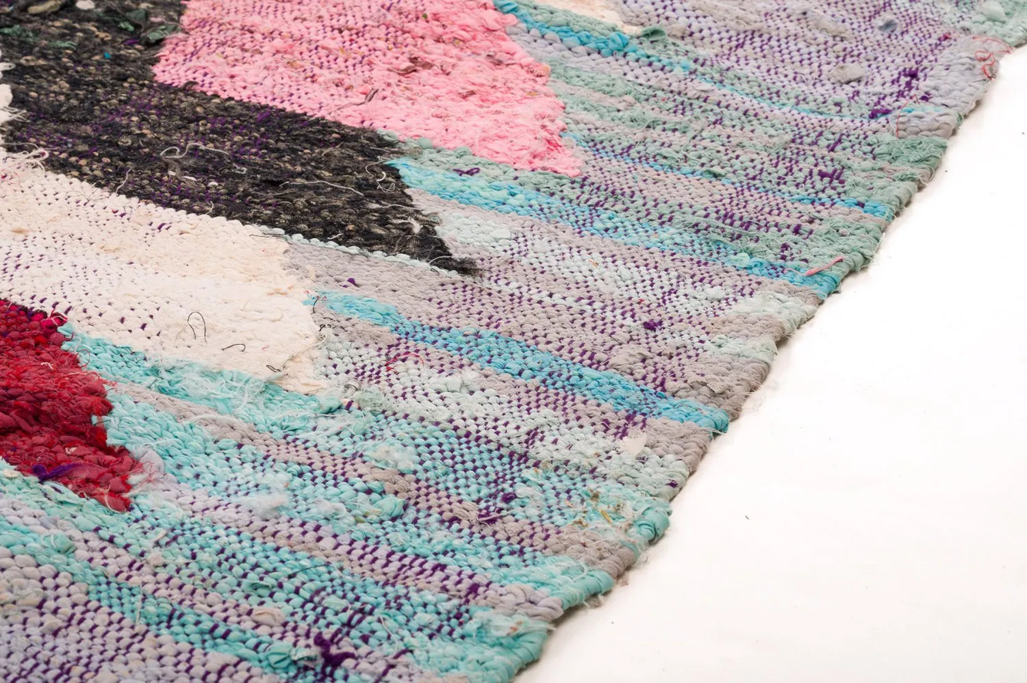 Tapete Berbere Marroquino Boucherouite 150 x 310 cm