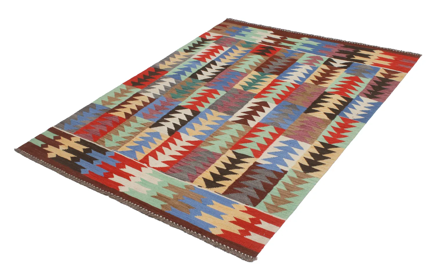 Tapete Oriental - Hazara Kelim Hand Woven - 154 x 201 cm