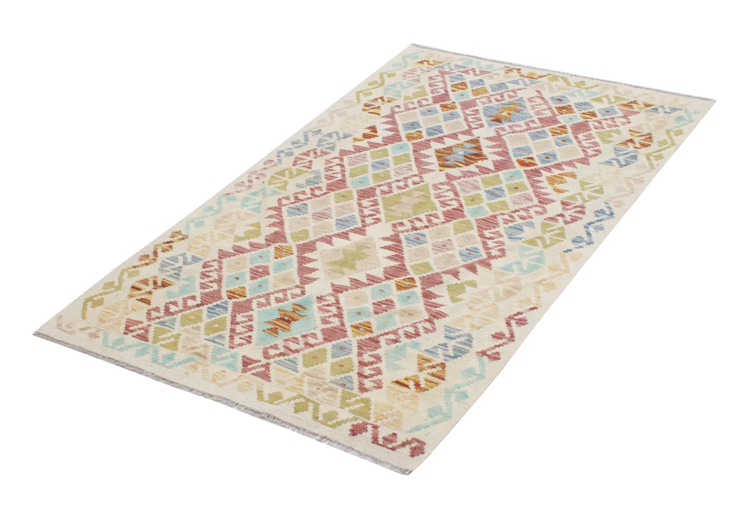 Tapete Oriental - Vegi Kelim Hand Woven - 99 x 155 cm