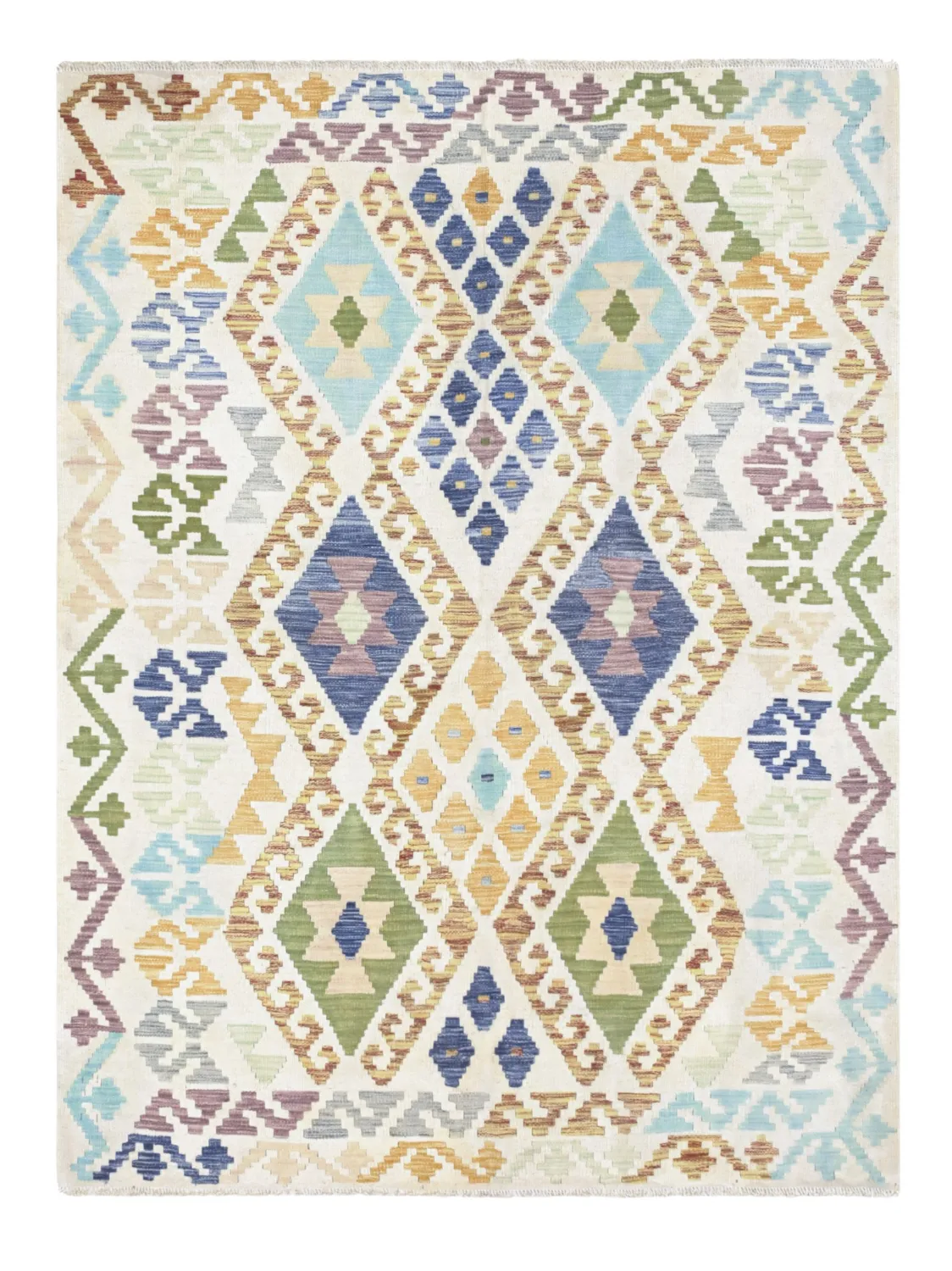 Tapete Oriental - Vegi Kelim Hand Woven - 159 x 200 cm