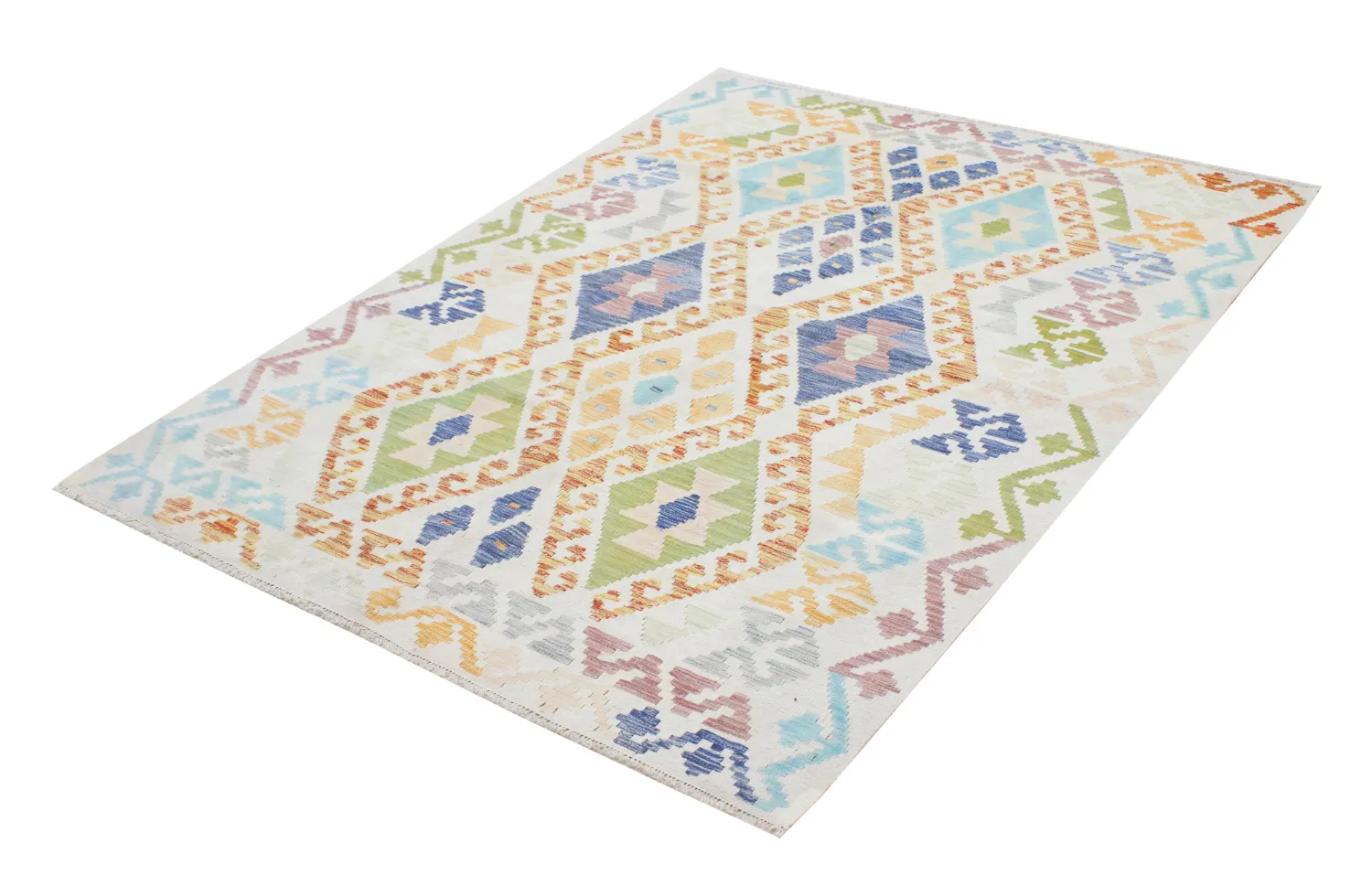Tapete Oriental - Vegi Kelim Hand Woven - 159 x 200 cm