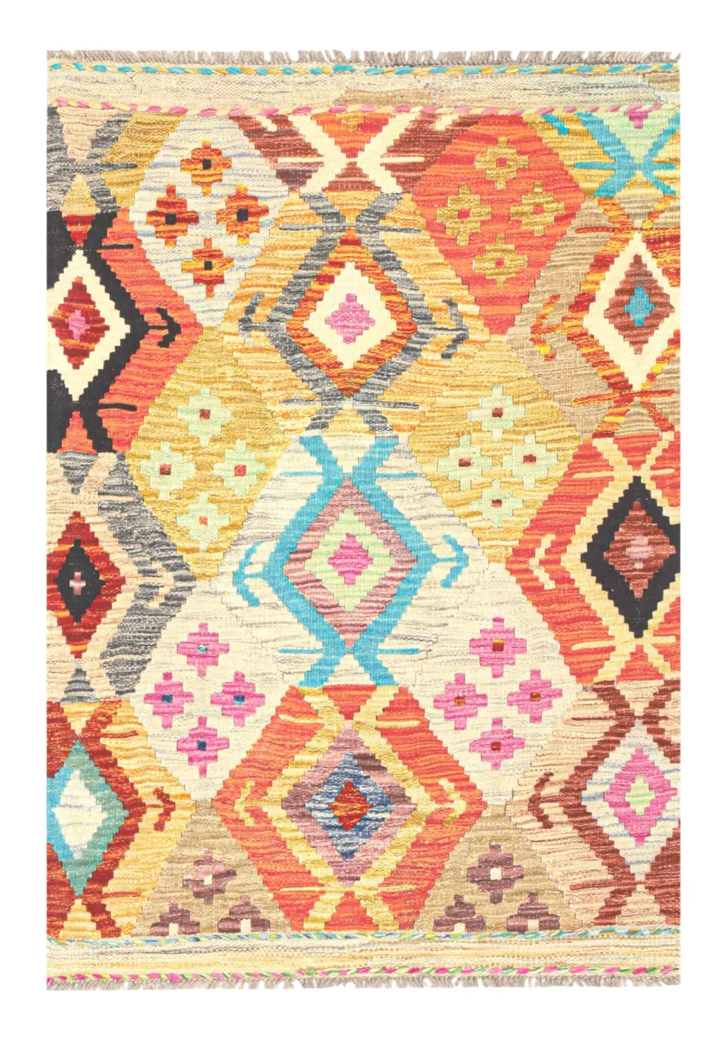 Tapete Oriental - Vegi Kelim Hand Woven - 86 x 125 cm