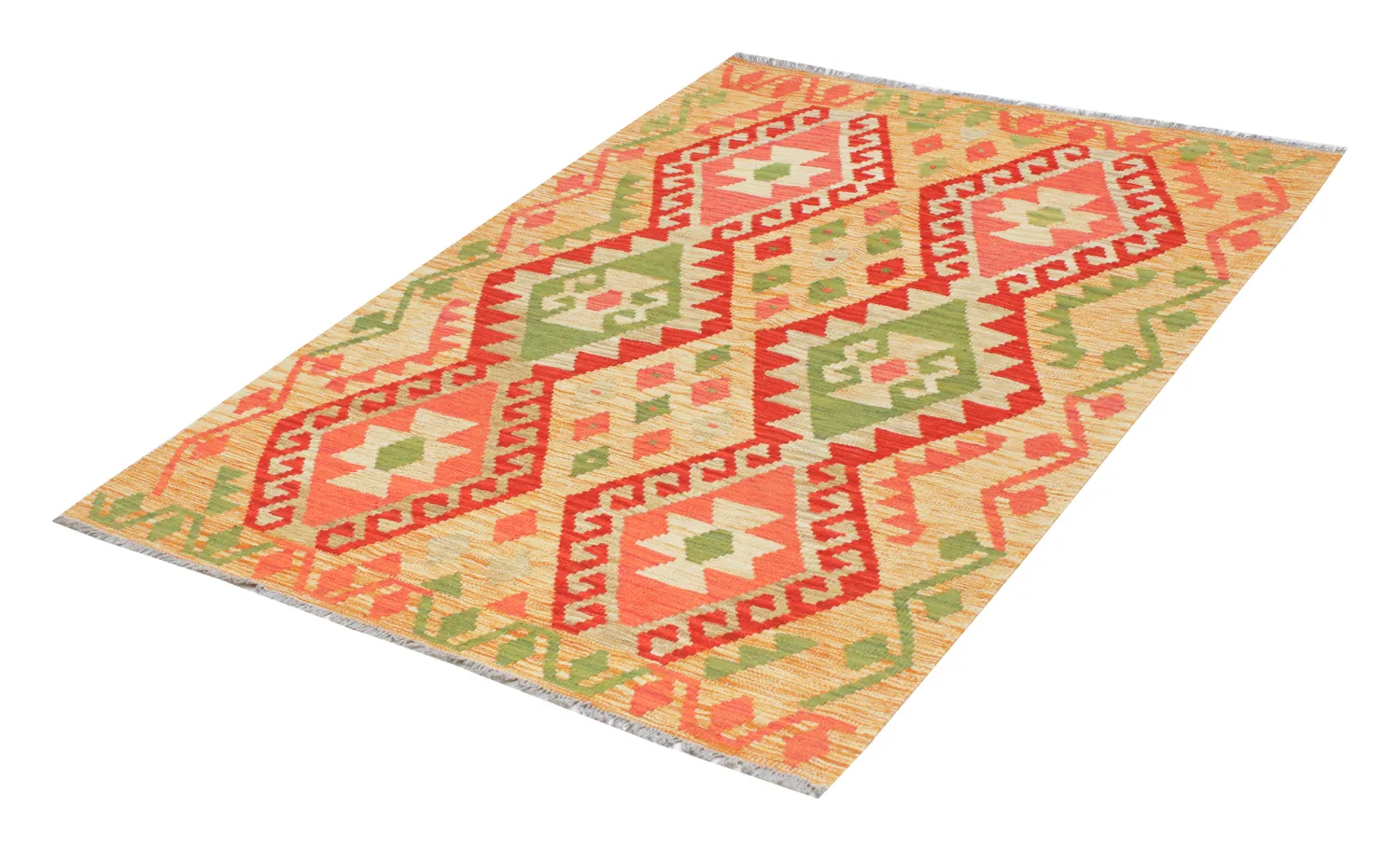 Tapete Oriental - Vegi Kelim Hand Woven - 129 x 177 cm