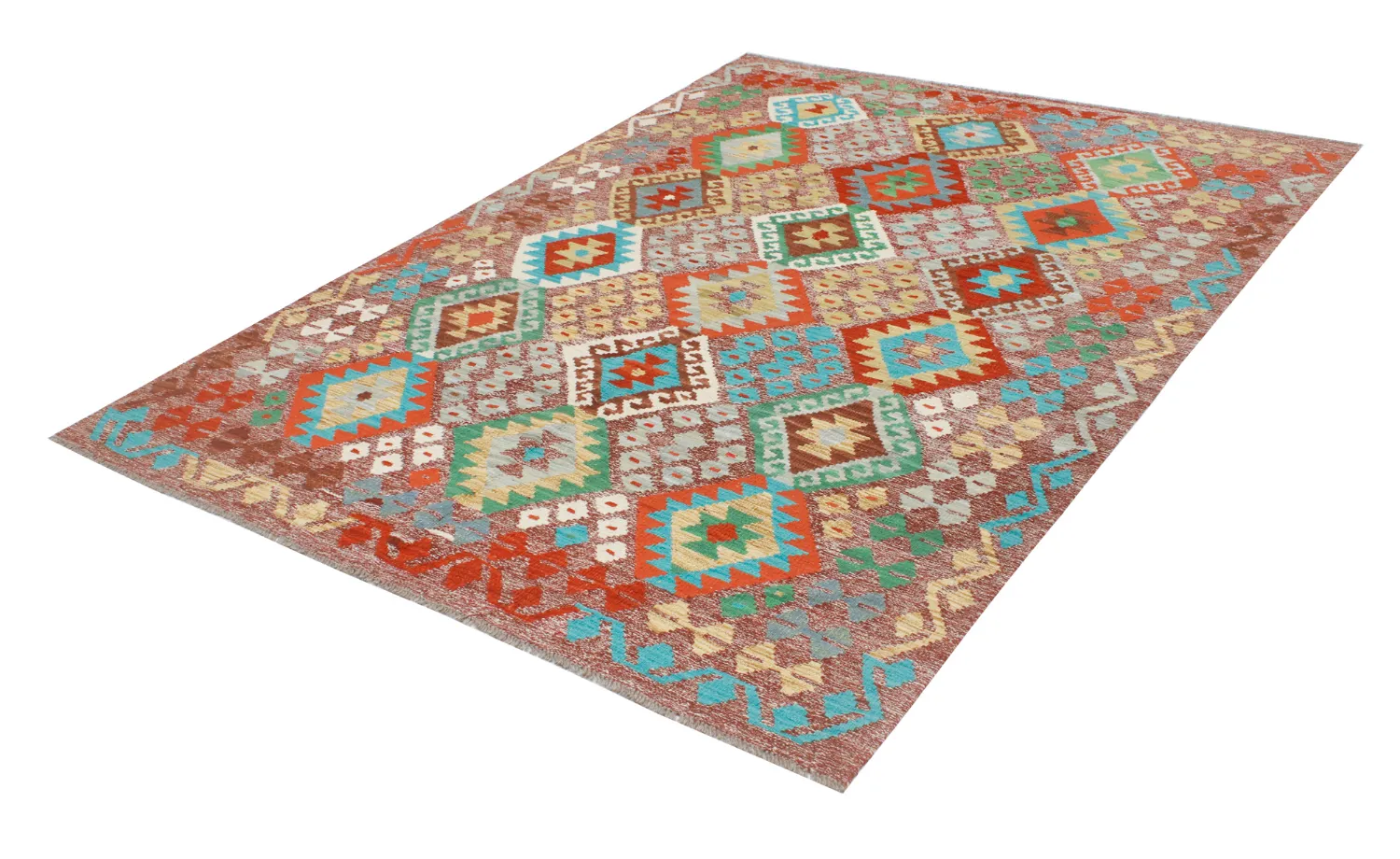 Tapete Oriental - Vegi Kelim Hand Woven - 174 x 241 cm