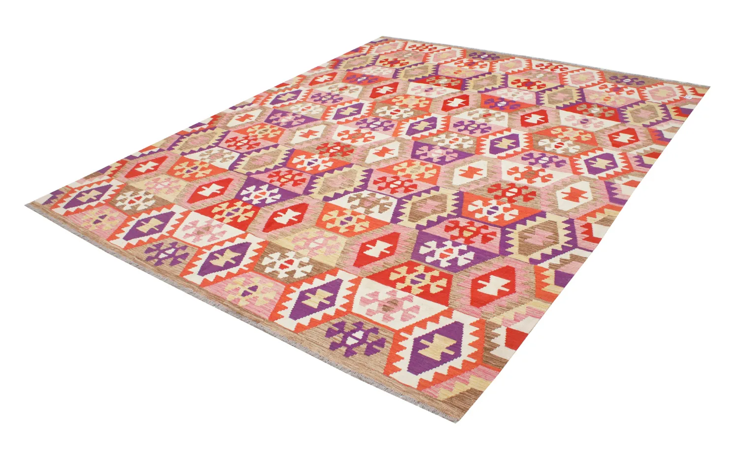 Tapete Oriental - Vegi Kelim Hand Woven - 251 x 300 cm