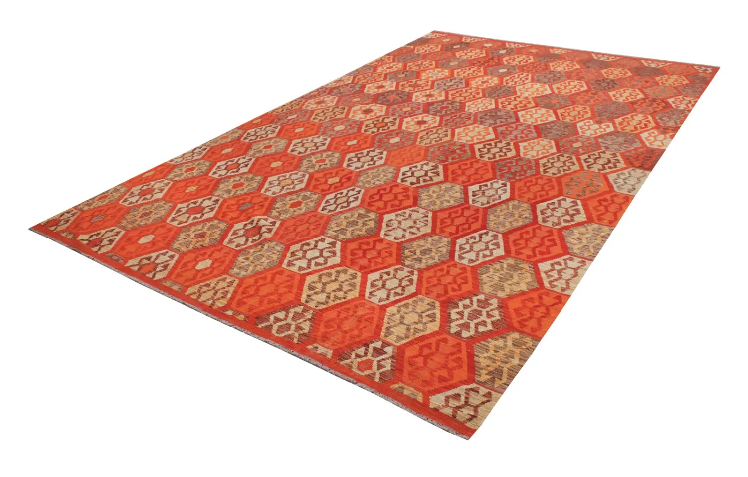Tapete Oriental - Vegi Kelim Hand Woven - 301 x 487 cm