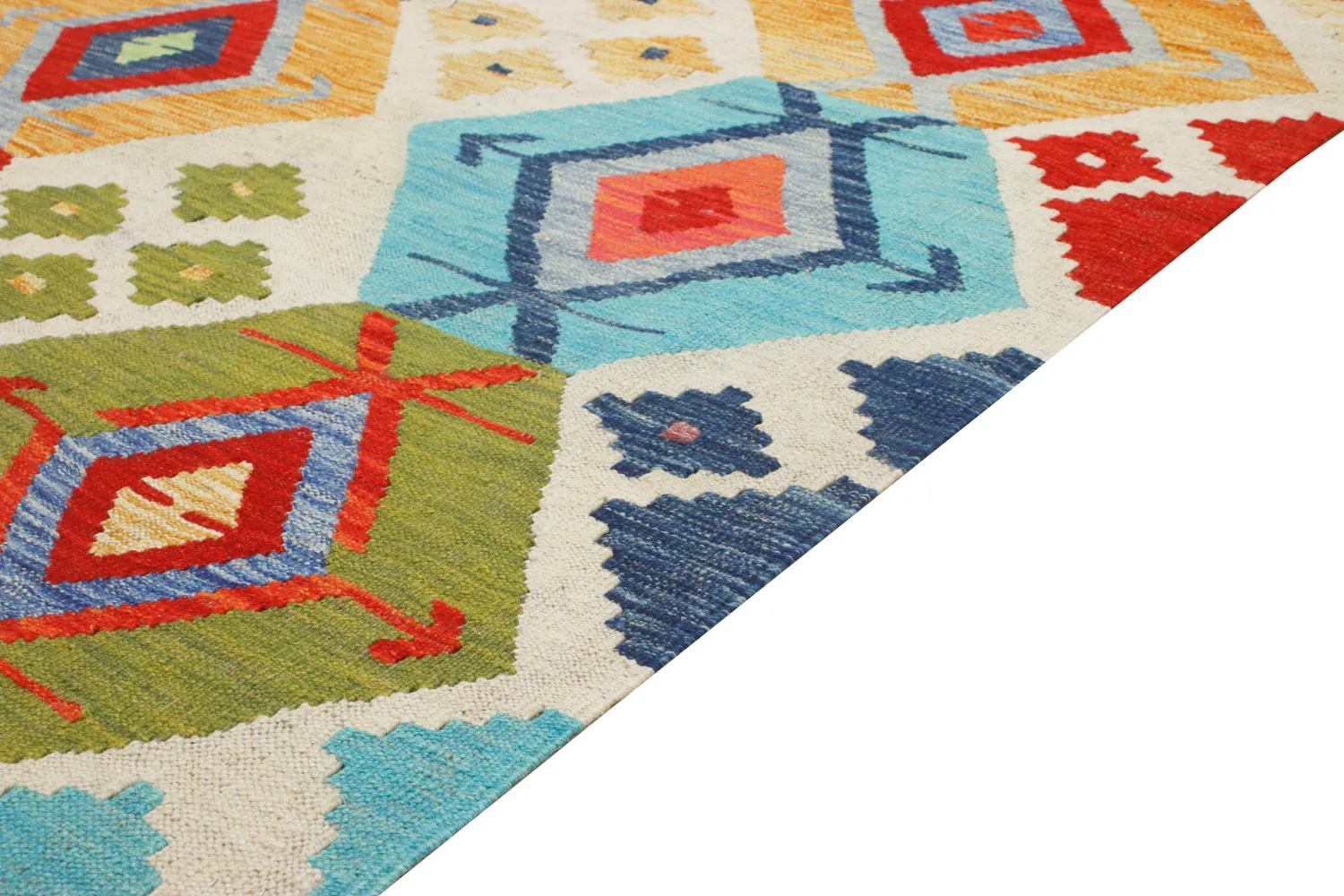 Tapete Oriental - Vegi Kelim Hand Woven - 114 x 172 cm