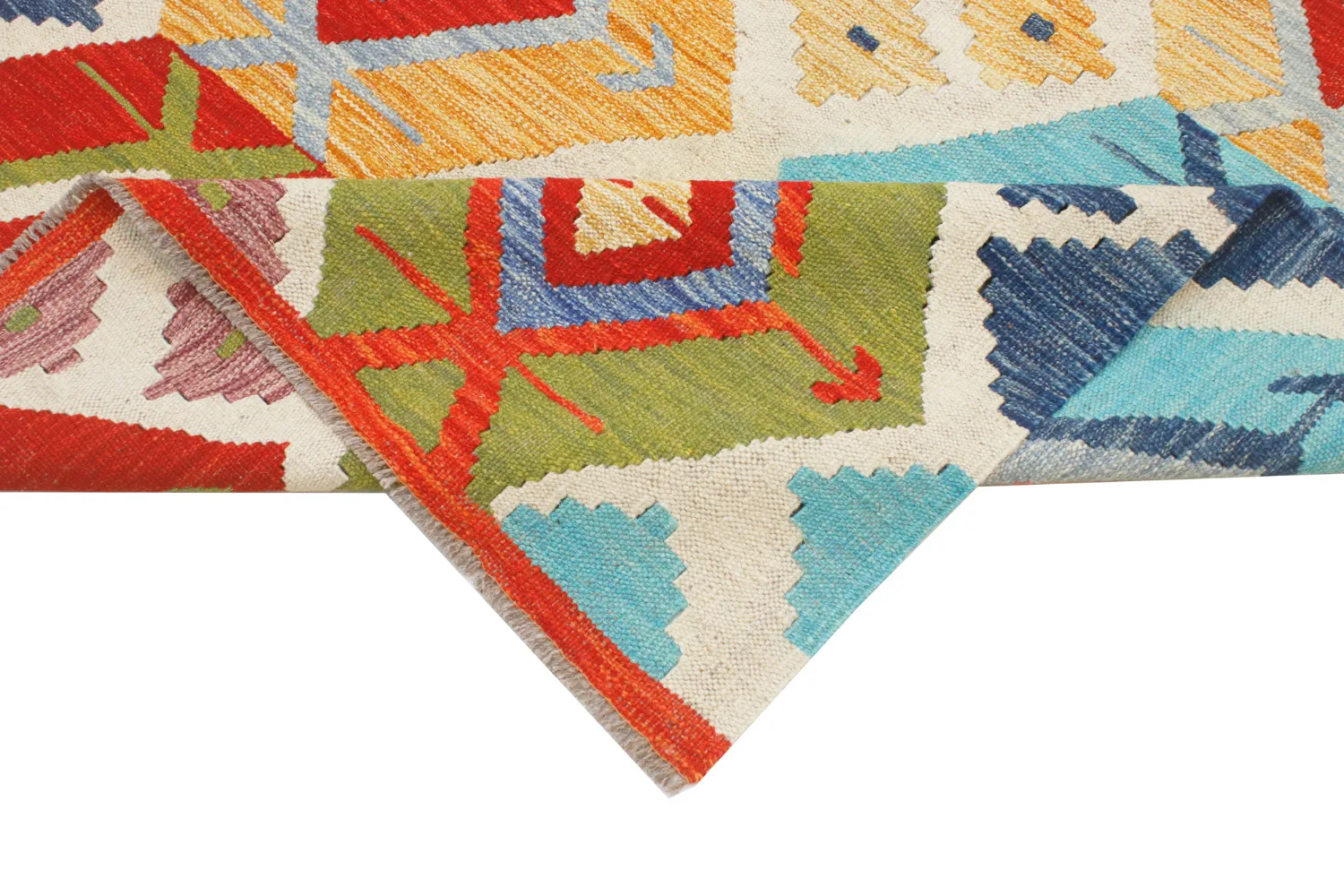 Tapete Oriental - Vegi Kelim Hand Woven - 114 x 172 cm