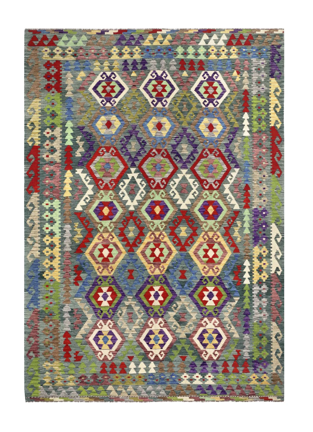 Tapete Oriental - Vegi Kelim Hand Woven - 199 x 290 cm