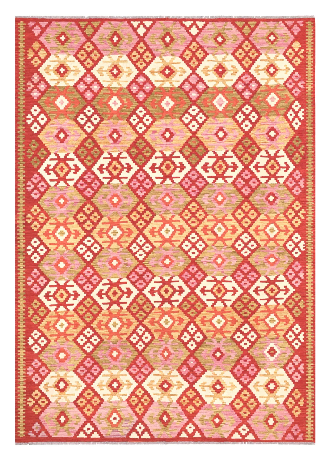 Tapete Oriental - Vegi Kelim Hand Woven - 207 x 294 cm