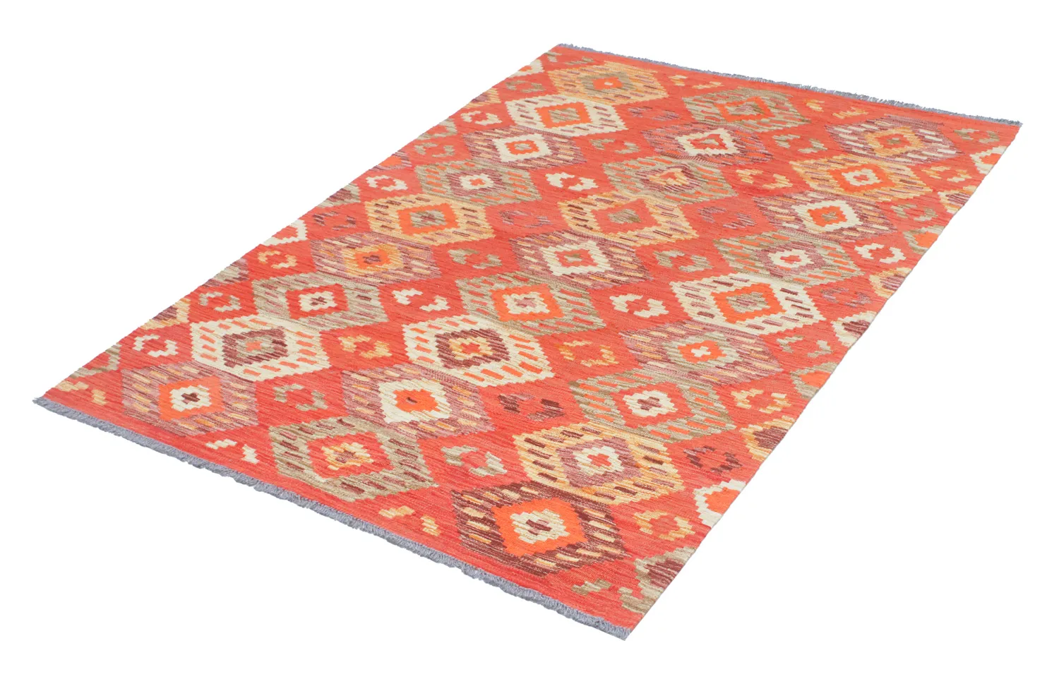 Tapete Oriental - Vegi Kelim Hand Woven - 123 x 172 cm
