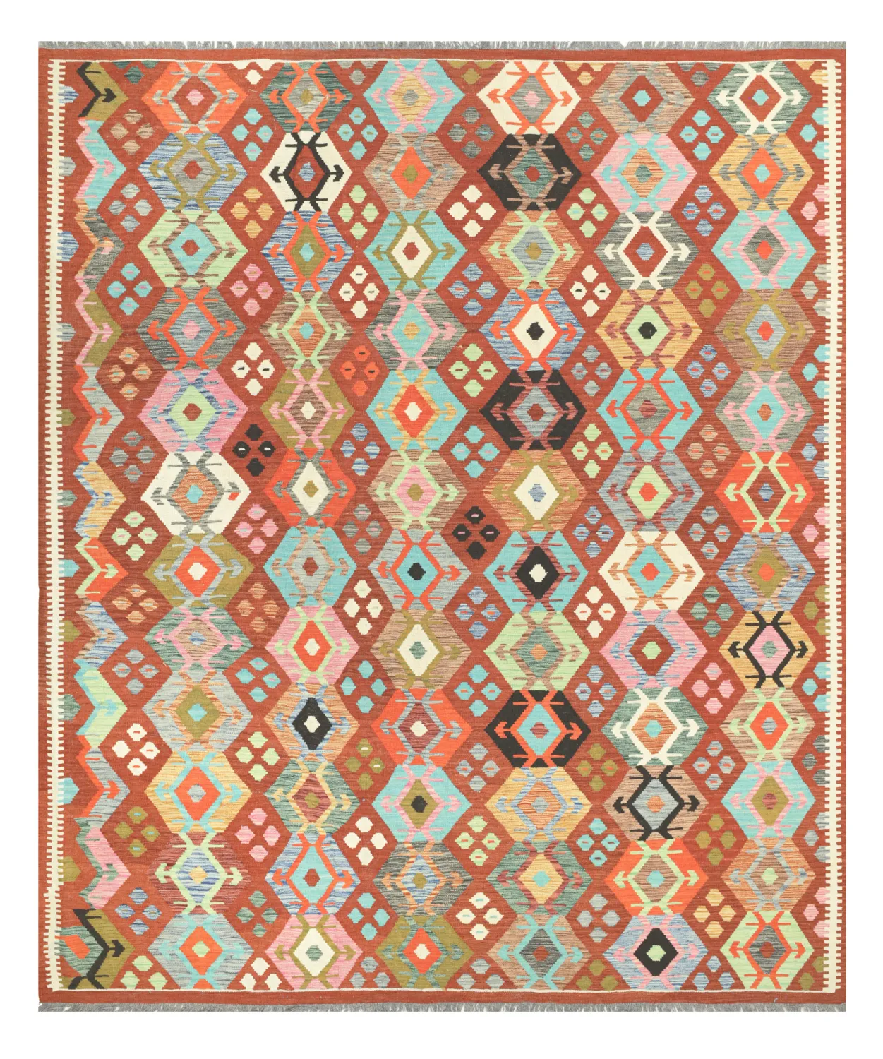 Tapete Oriental - Vegi Kelim Hand Woven - 253 x 295 cm