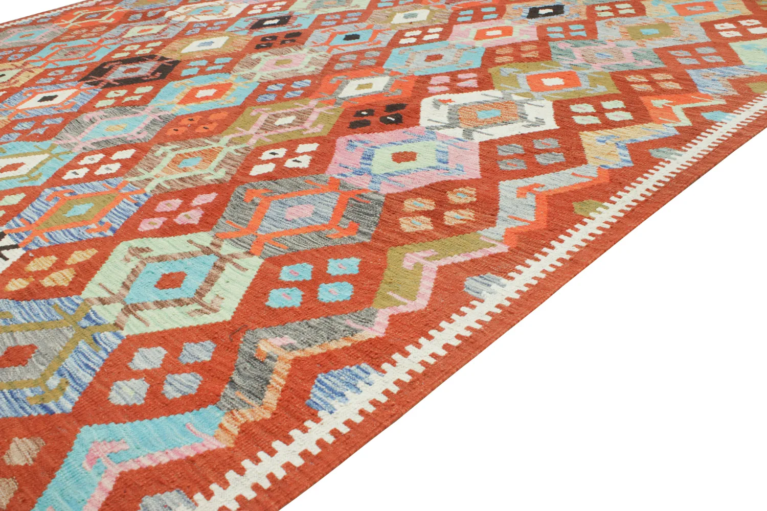 Tapete Oriental - Vegi Kelim Hand Woven - 253 x 295 cm