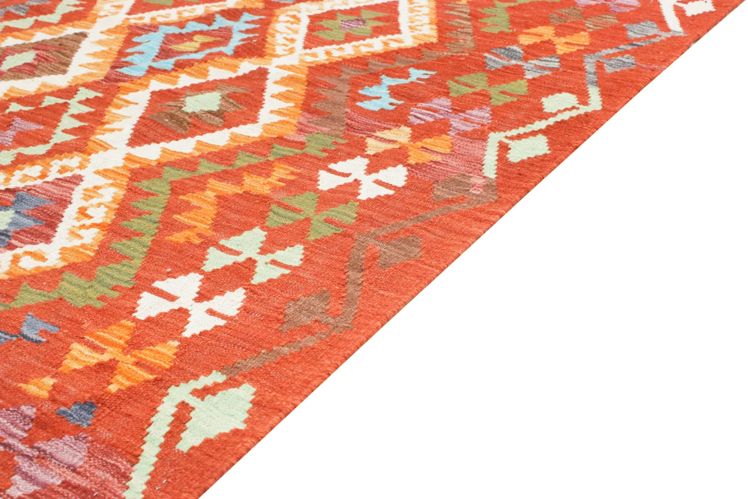 Tapete Oriental - Vegi Kelim Hand Woven - 130 x 176 cm