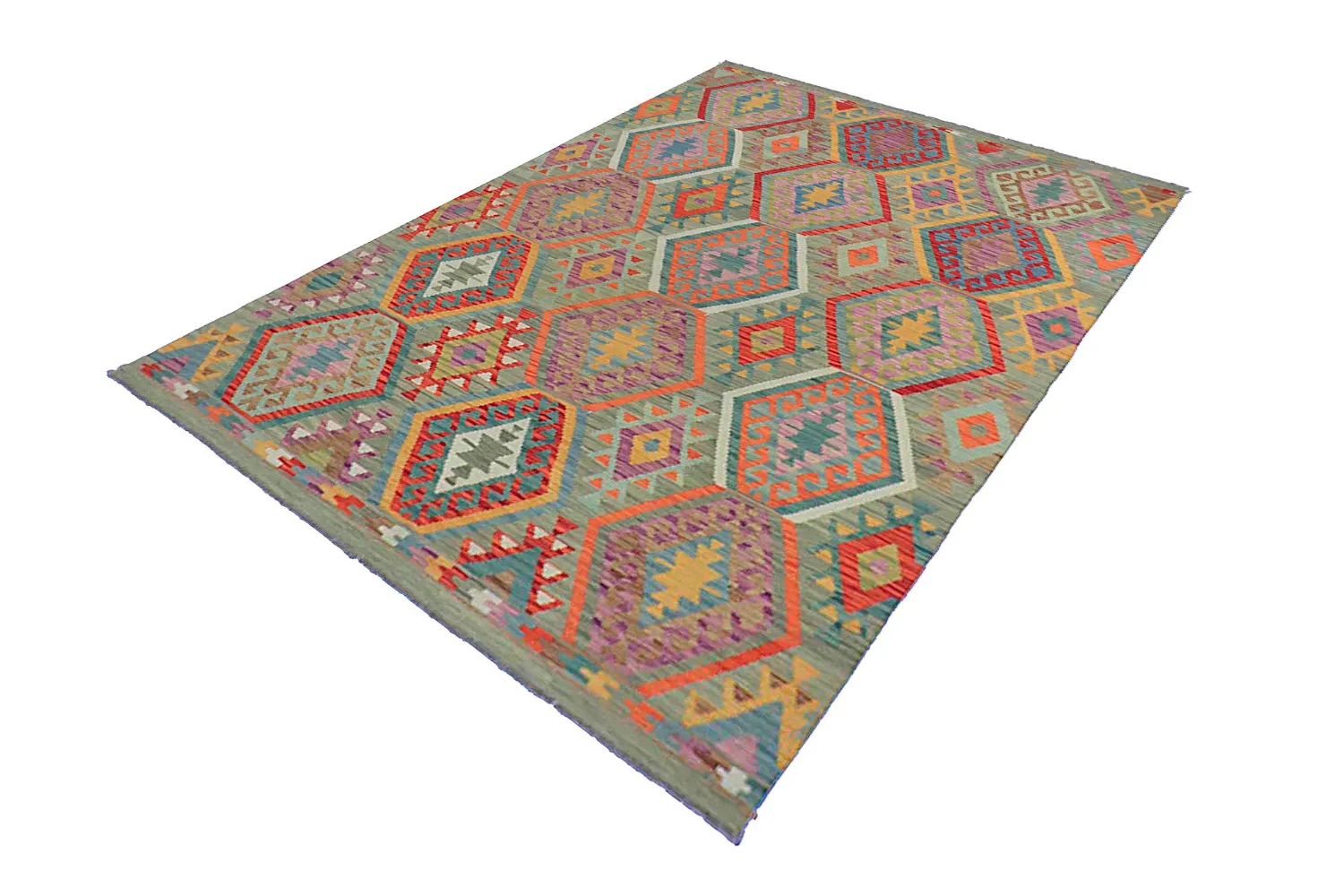 Tapete Oriental - Vegi Kelim Hand Woven - 178 x 248 cm