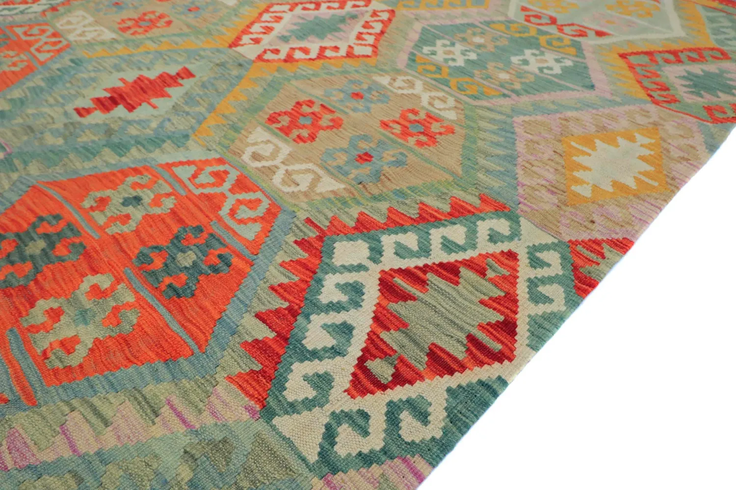 Tapete Oriental - Vegi Kelim Hand Woven - 171 x 253 cm