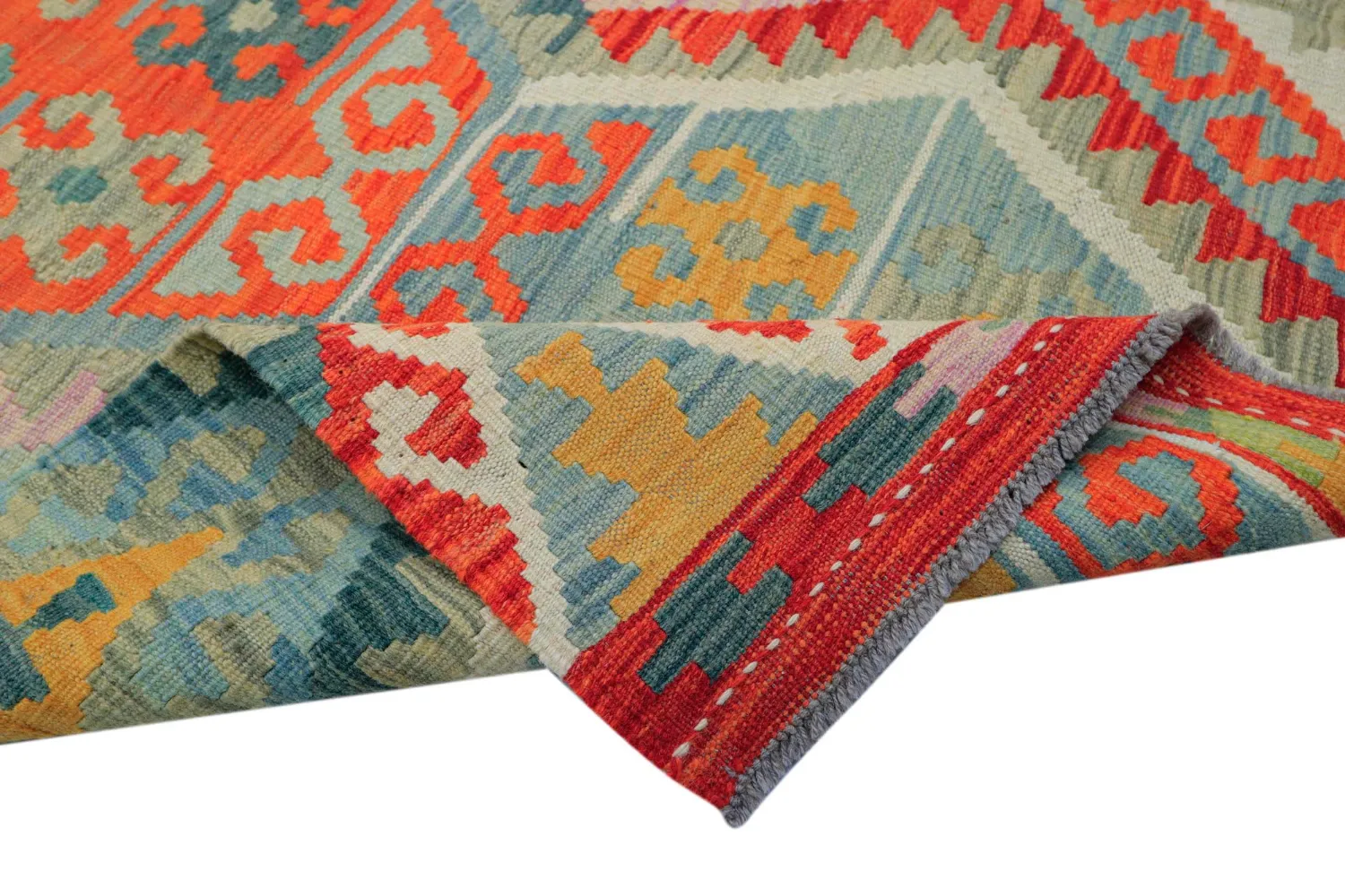 Tapete Oriental - Vegi Kelim Hand Woven - 171 x 253 cm