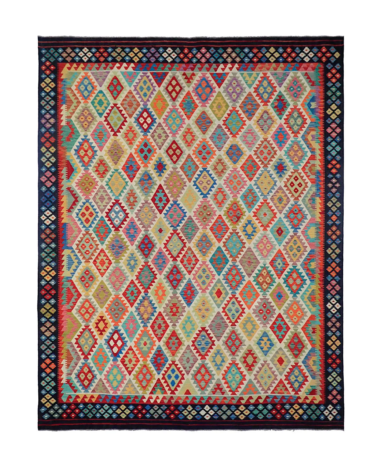 Tapete Oriental - Vegi Kelim Hand Woven - 303 x 393 cm