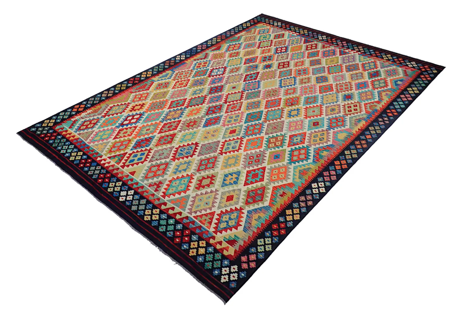 Tapete Oriental - Vegi Kelim Hand Woven - 303 x 393 cm