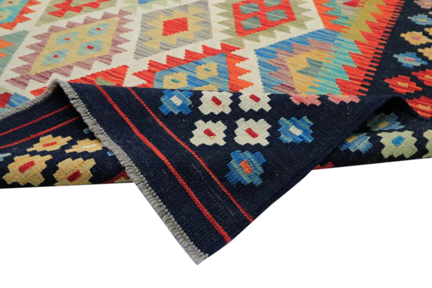 Tapete Oriental - Vegi Kelim Hand Woven - 303 x 393 cm