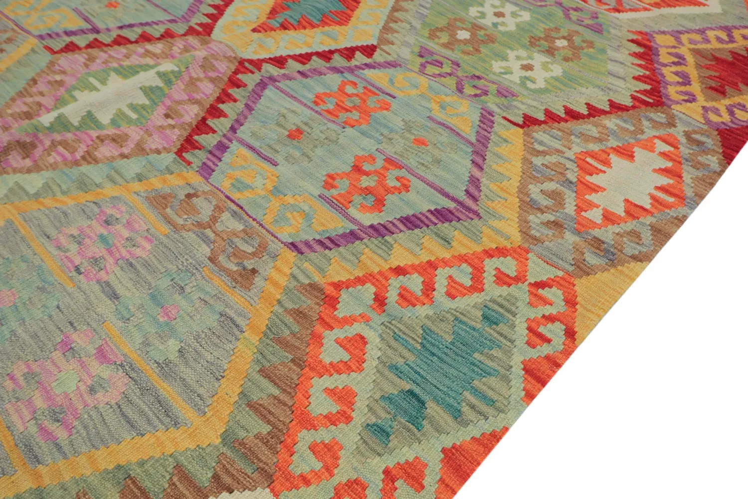 Tapete Oriental - Vegi Kelim Hand Woven - 172 x 256 cm