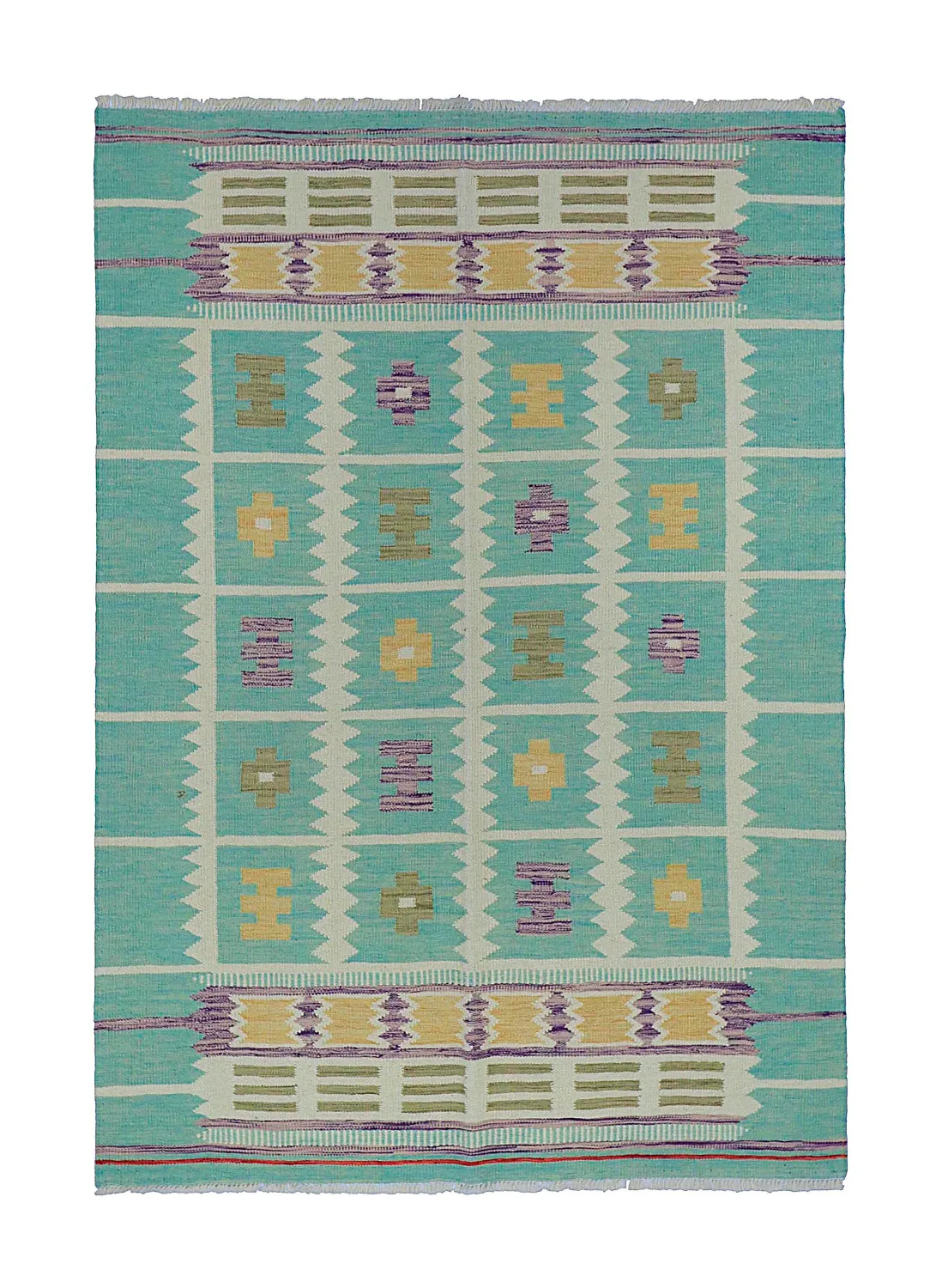 Tapete Oriental - Vegi Kelim Hand Woven - 124 x 179 cm