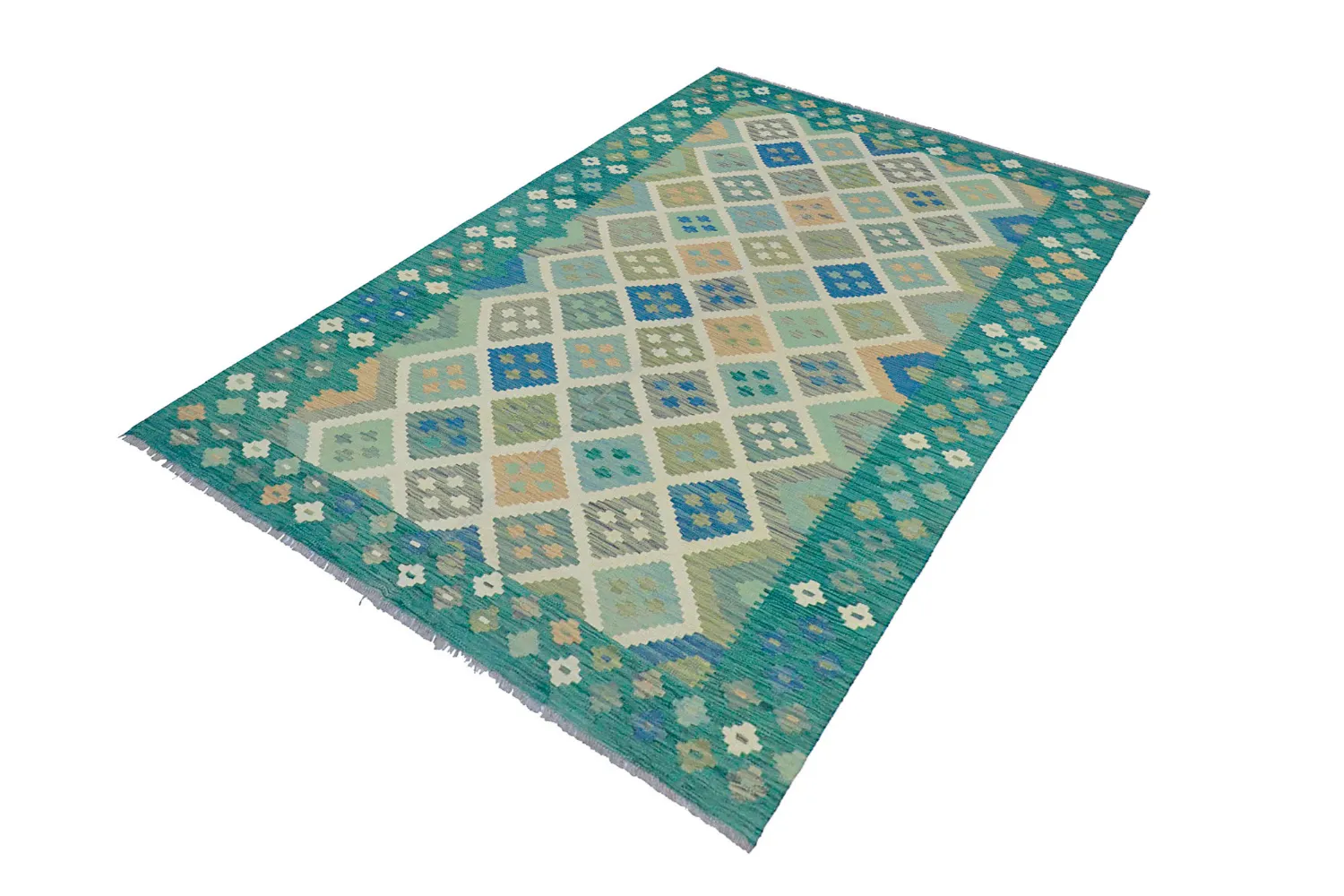 Tapete Oriental - Vegi Kelim Hand Woven - 169 x 248 cm