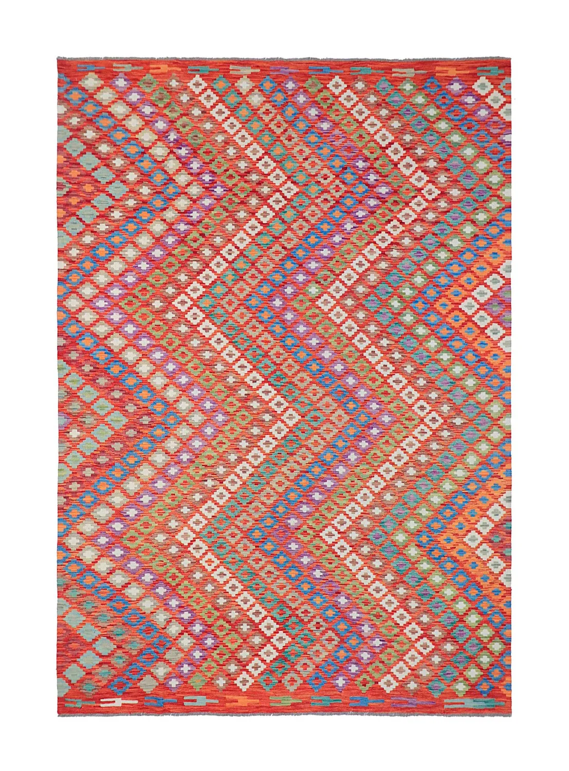 Tapete Oriental - Vegi Kelim Hand Woven - 207 x 301 cm