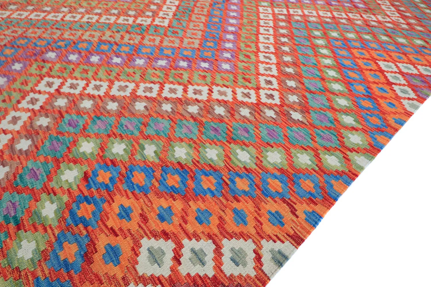 Tapete Oriental - Vegi Kelim Hand Woven - 207 x 301 cm