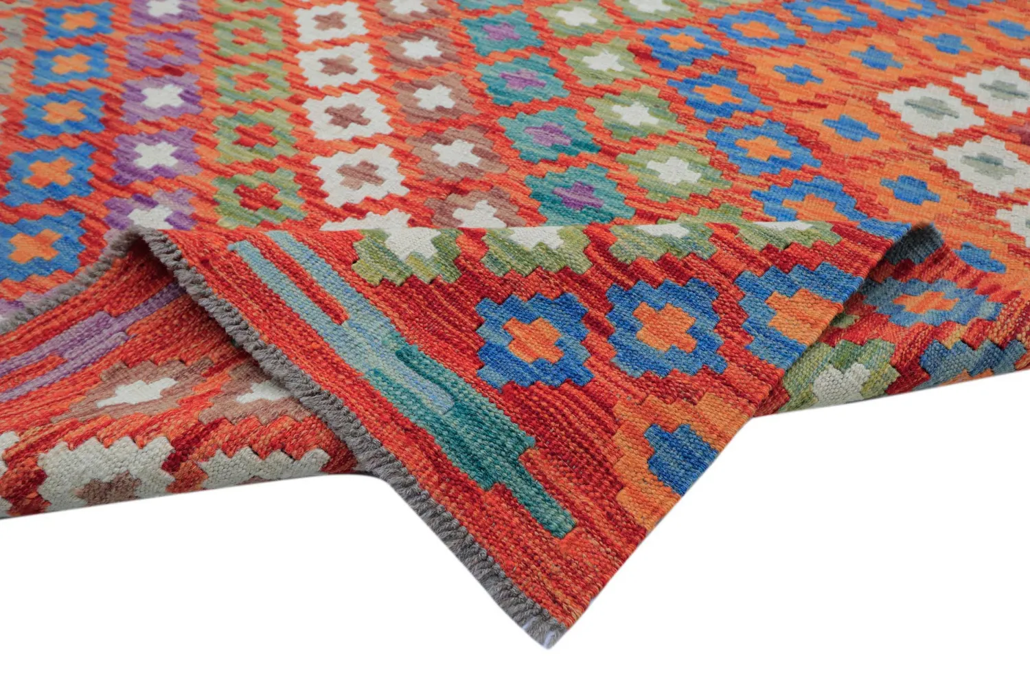 Tapete Oriental - Vegi Kelim Hand Woven - 207 x 301 cm