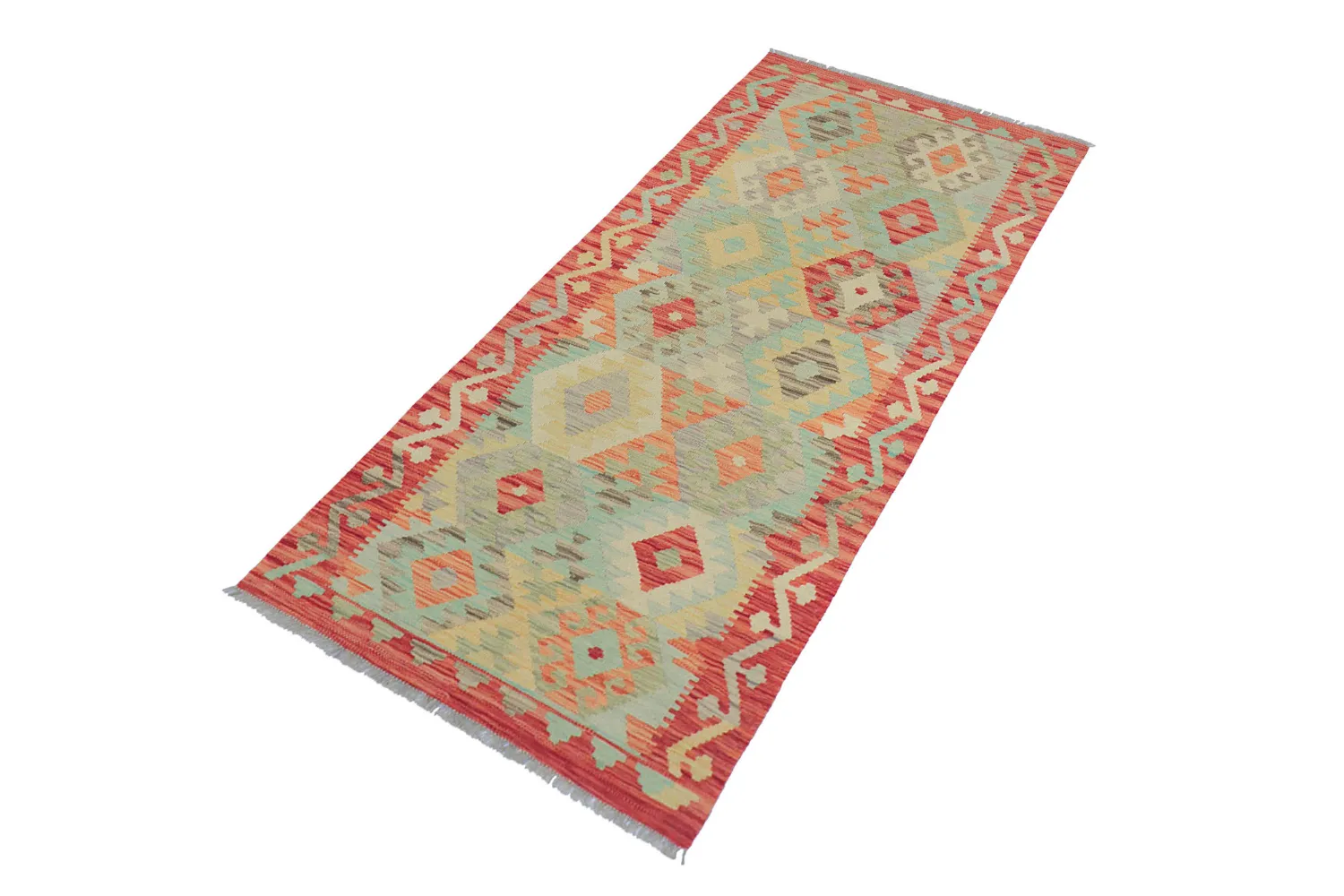 Tapete Oriental - Vegi Kelim Hand Woven - 88 x 199 cm