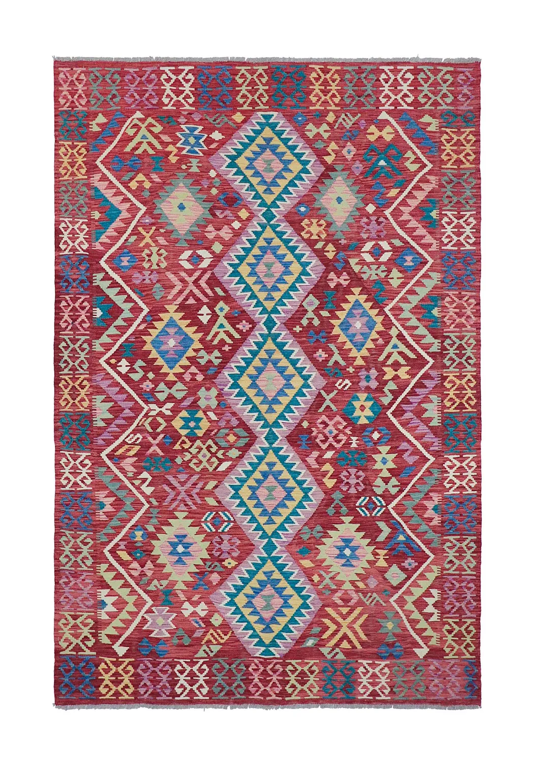 Tapete Oriental - Vegi Kelim Hand Woven - 161 x 243 cm