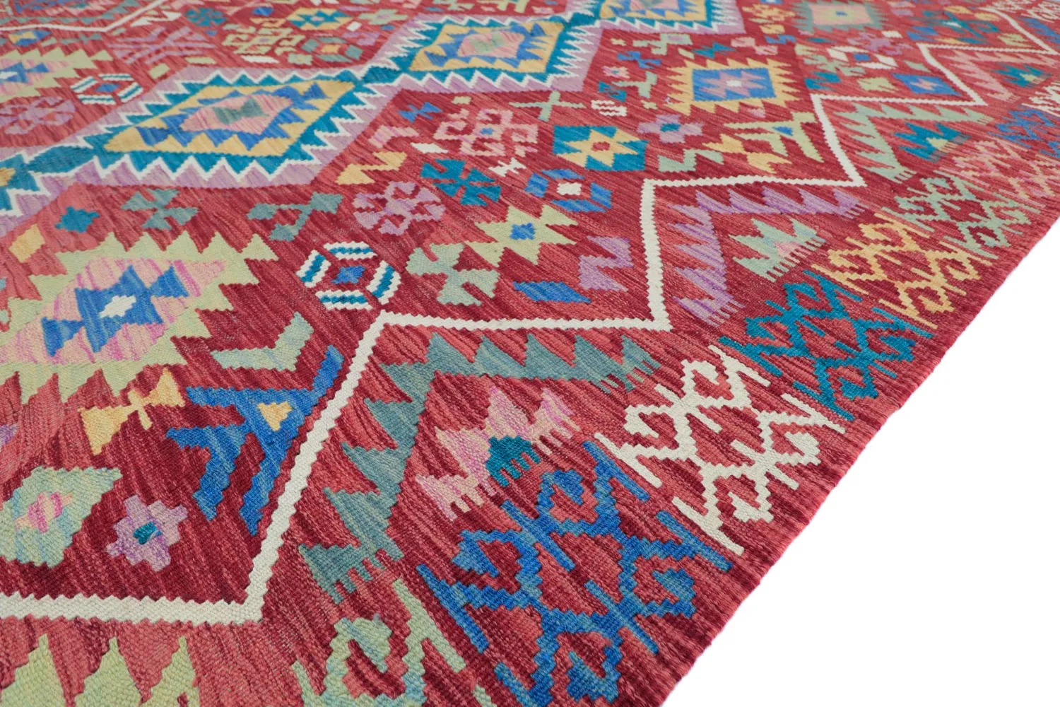 Tapete Oriental - Vegi Kelim Hand Woven - 161 x 243 cm