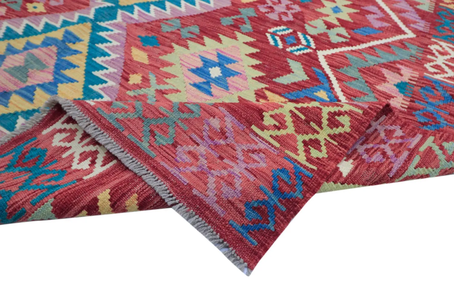 Tapete Oriental - Vegi Kelim Hand Woven - 161 x 243 cm